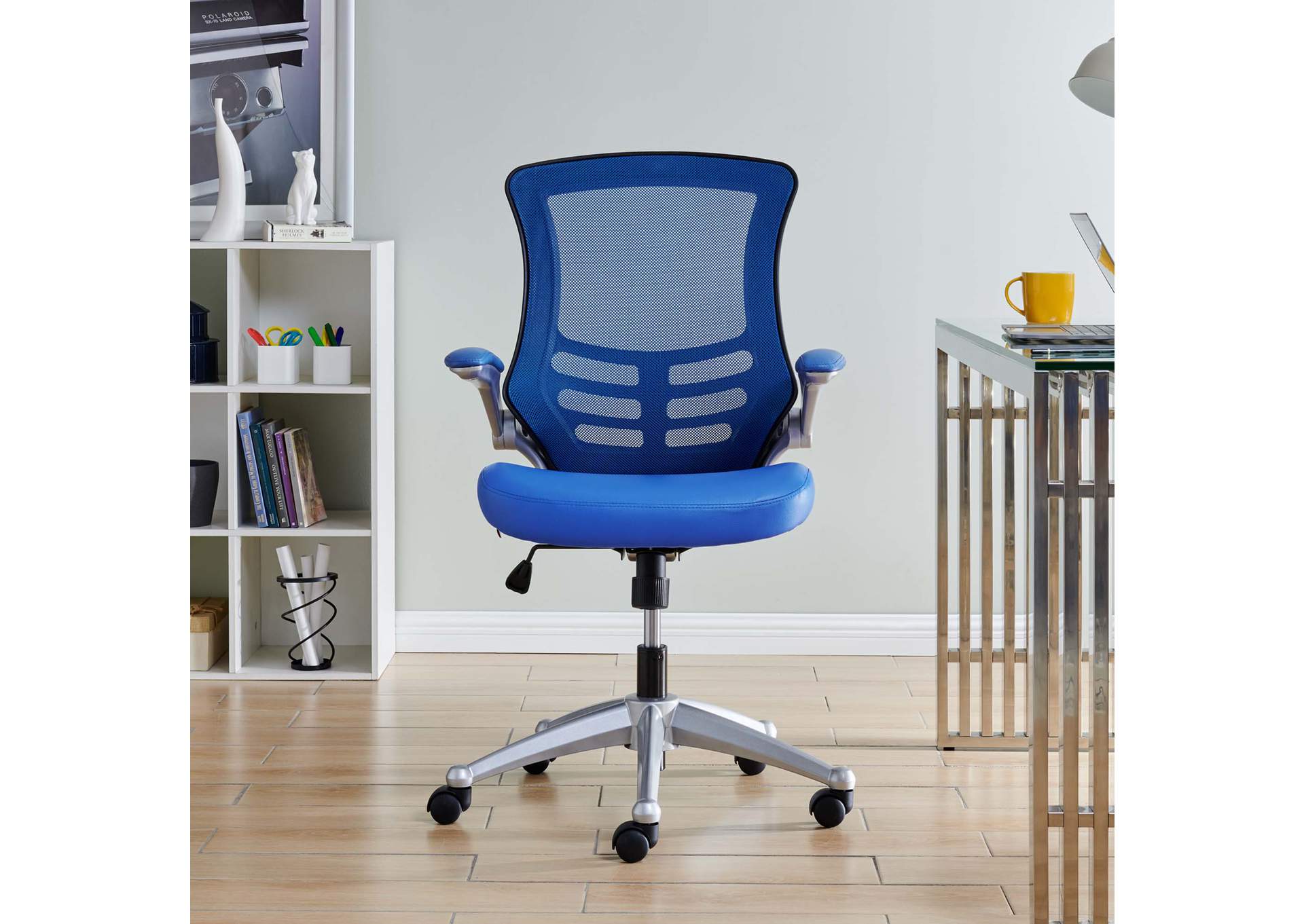 Blue Attainment Office Chair,Modway