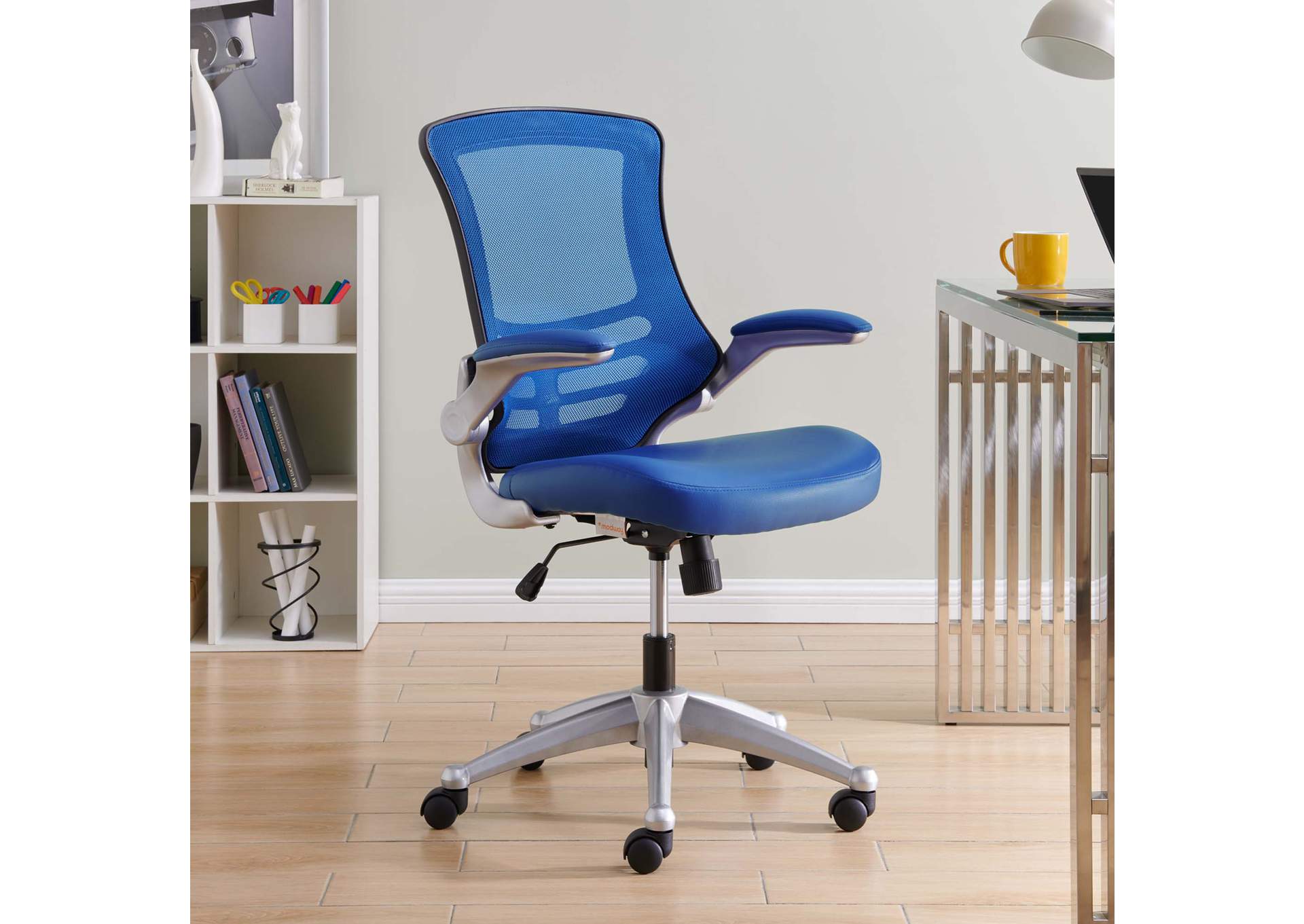 Blue Attainment Office Chair,Modway