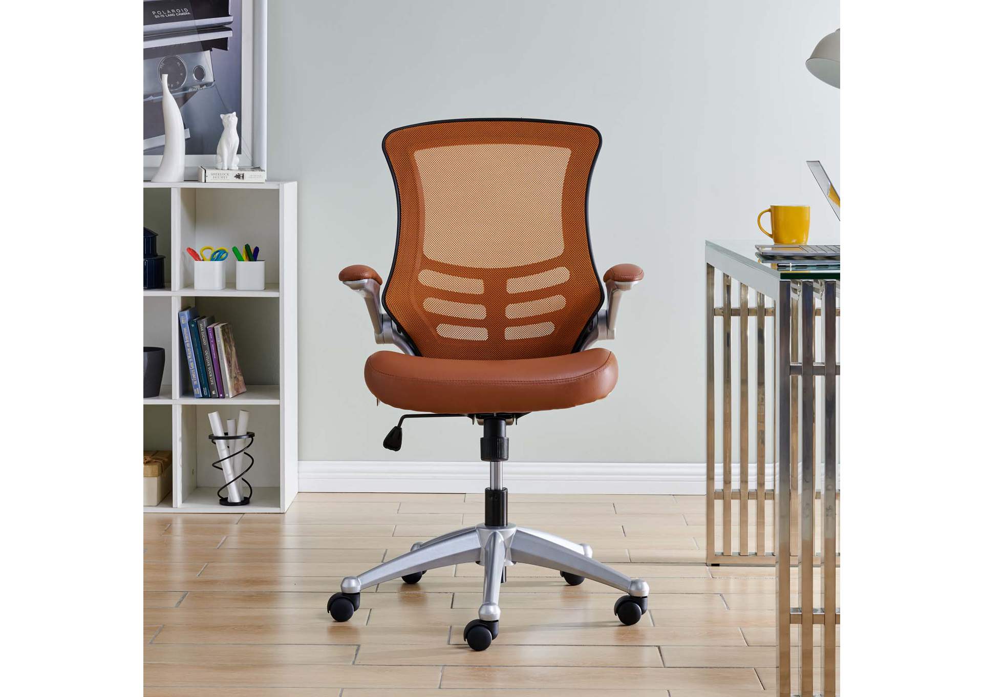 Tan Attainment Office Chair,Modway