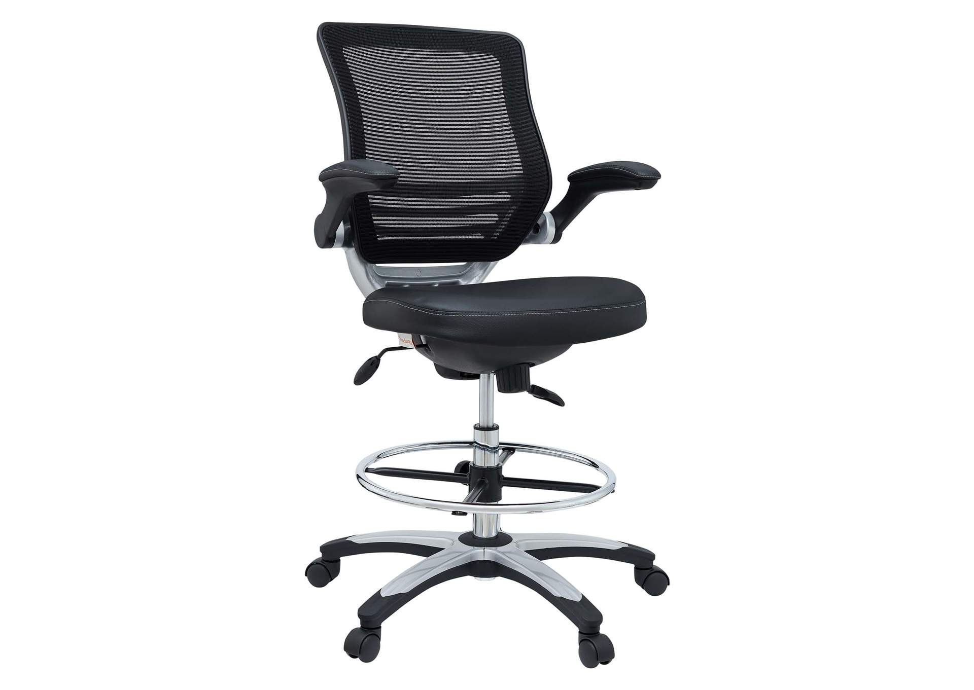 Black Edge Drafting Chair,Modway