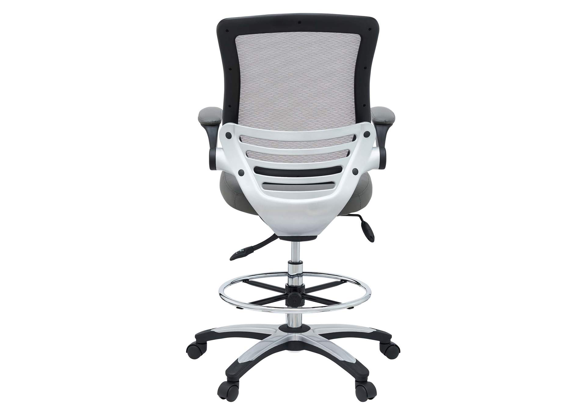 Gray Edge Drafting Chair,Modway