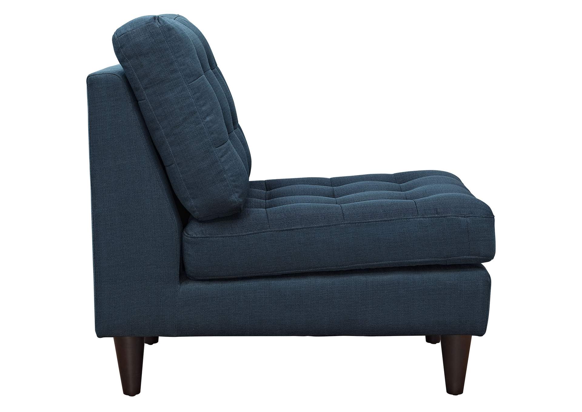 Azure Empress Upholstered Fabric Lounge Chair,Modway