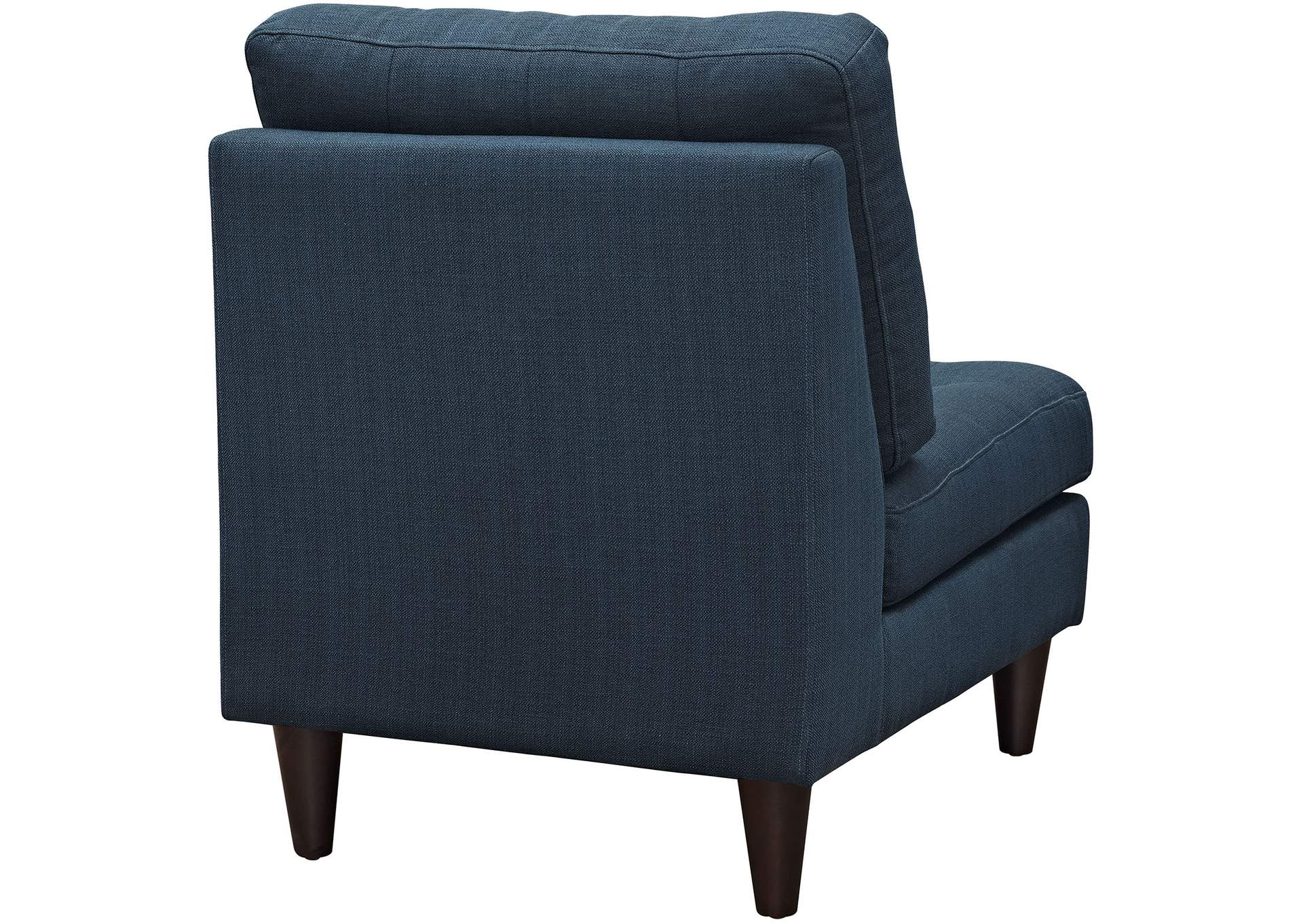 Azure Empress Upholstered Fabric Lounge Chair,Modway