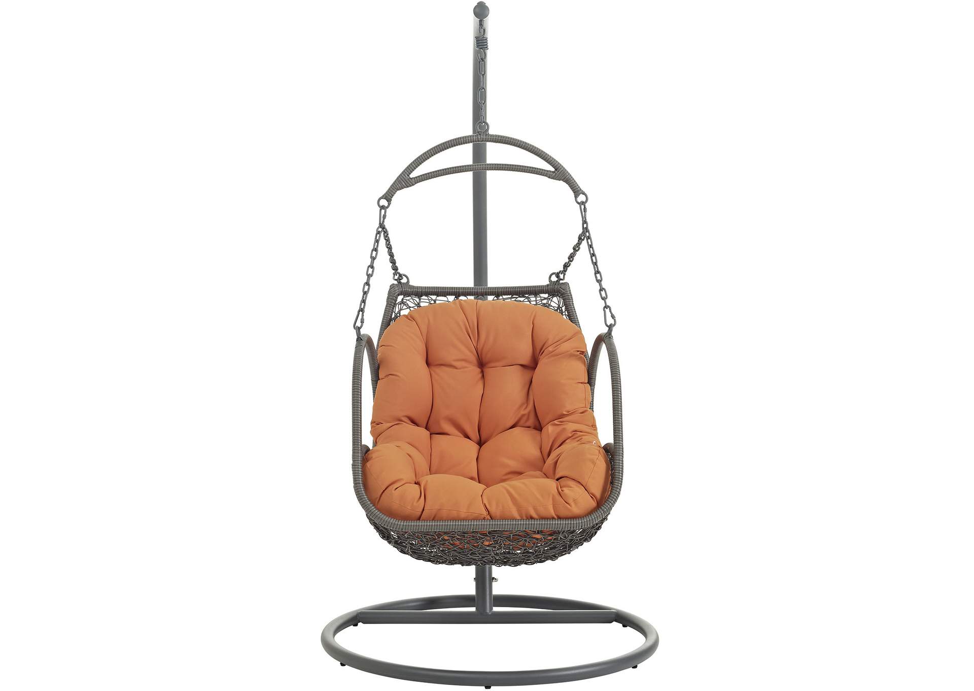 Orange Arbor Outdoor Patio Wood Swing Chair,Modway