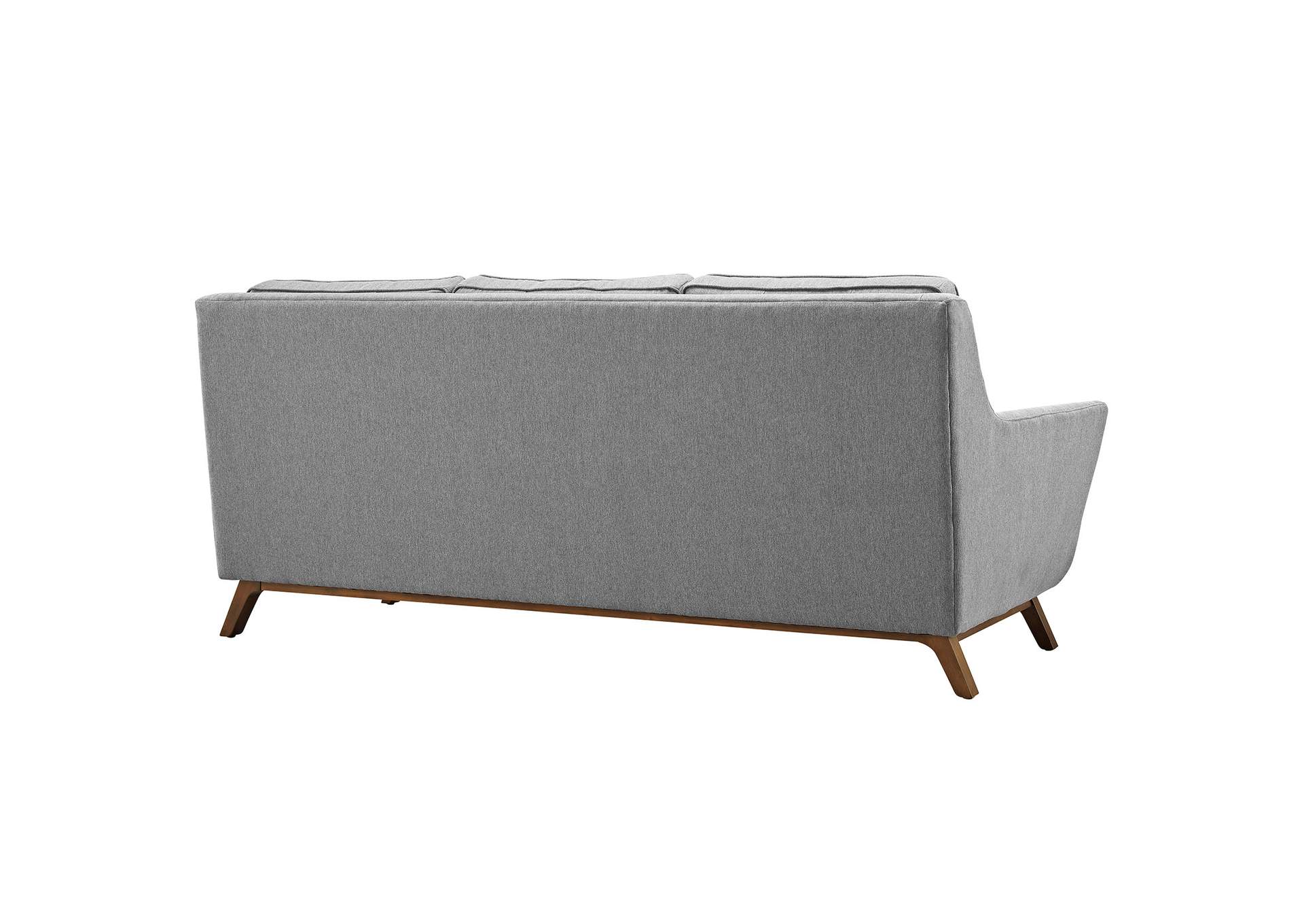 Expectation Gray Beguile Living Room Set Upholstered Fabric [Set of 2],Modway