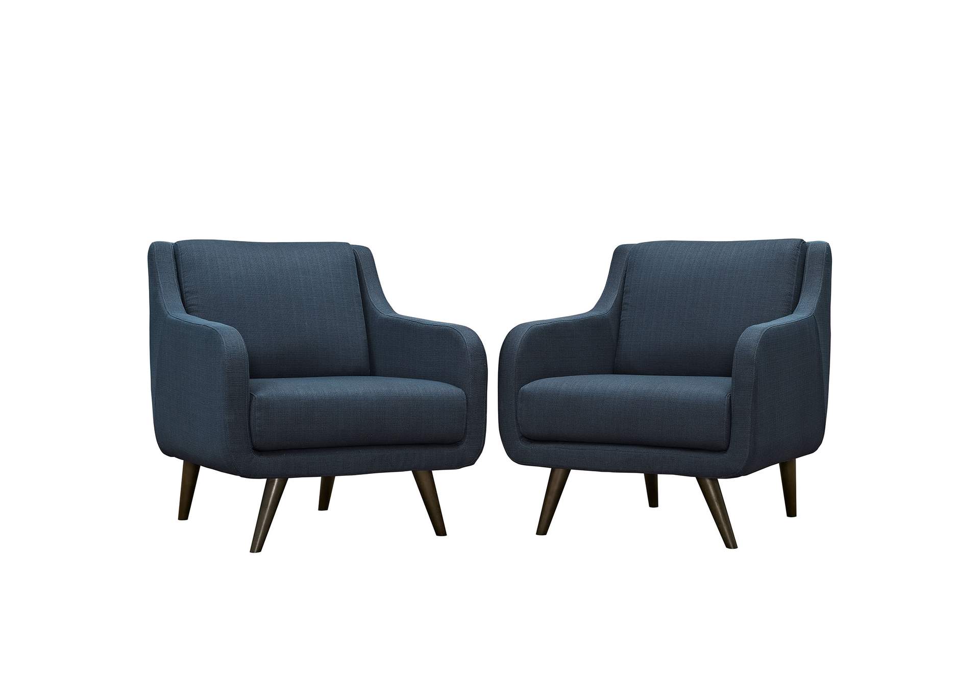 Verve Azure Blue Armchairs [Set of 2],Modway