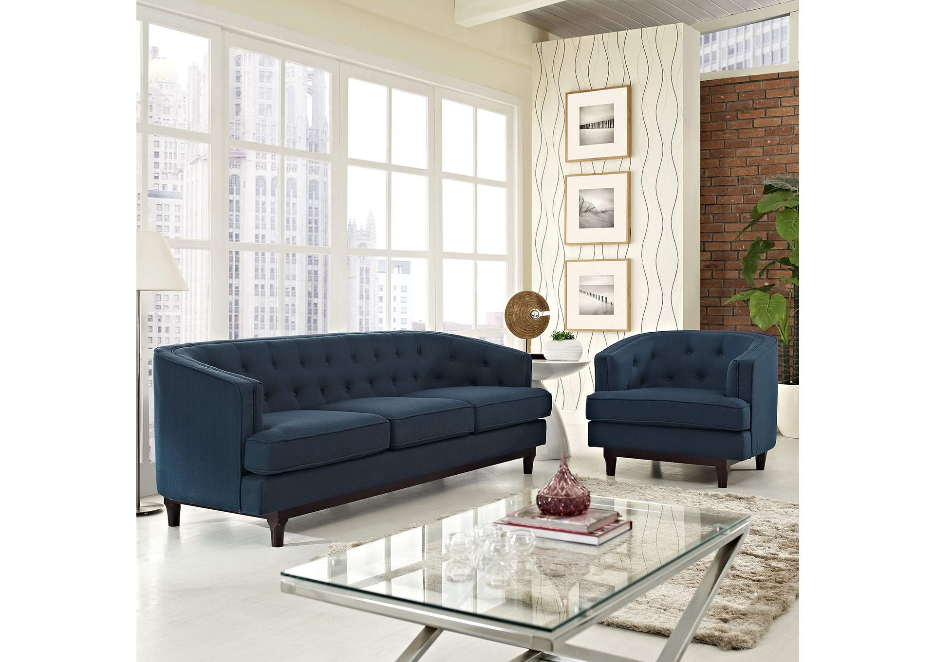 Azure Coast Living Room Set [Set of 2],Modway