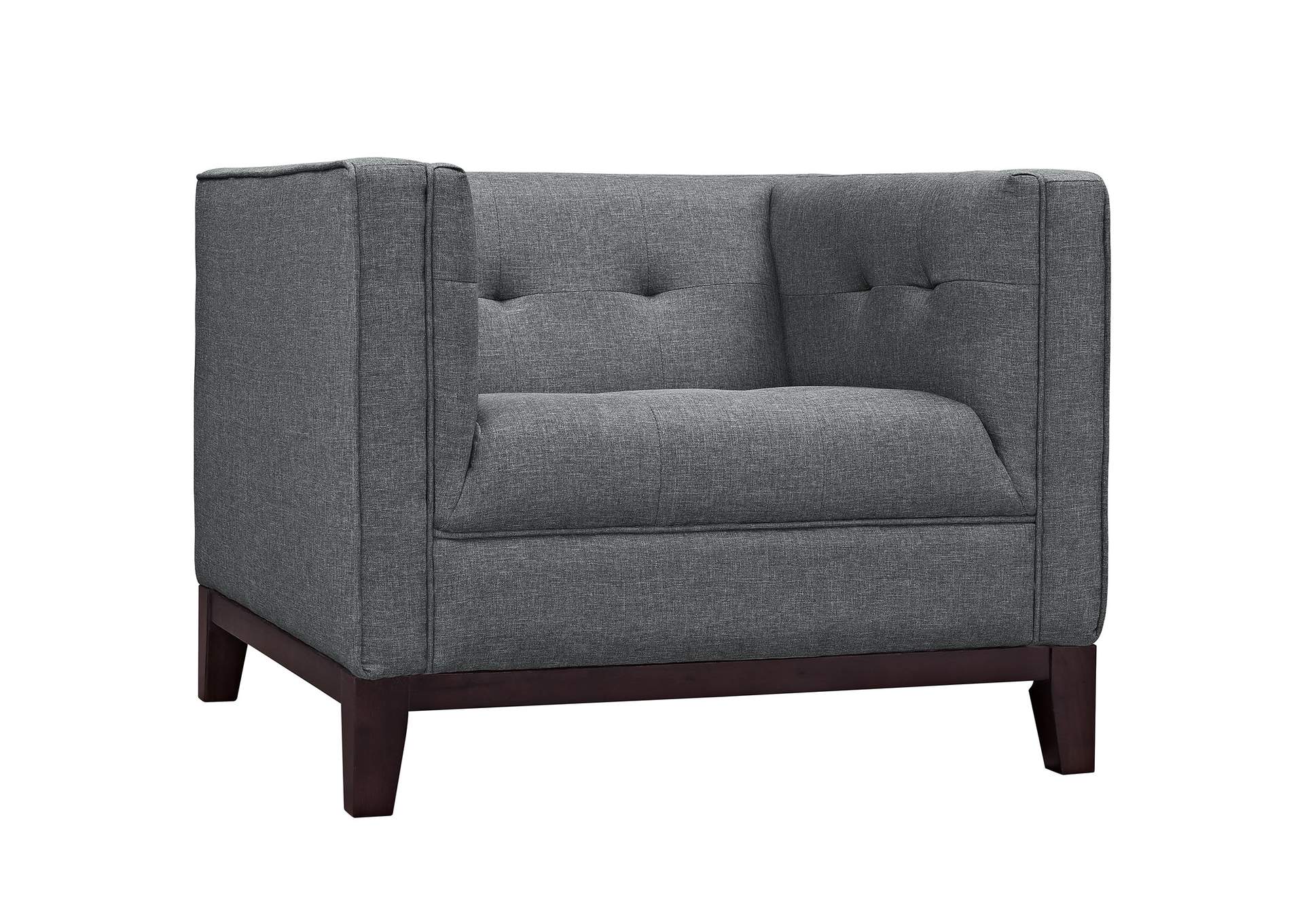 Gray Serve Living Room Set [Set of 3],Modway