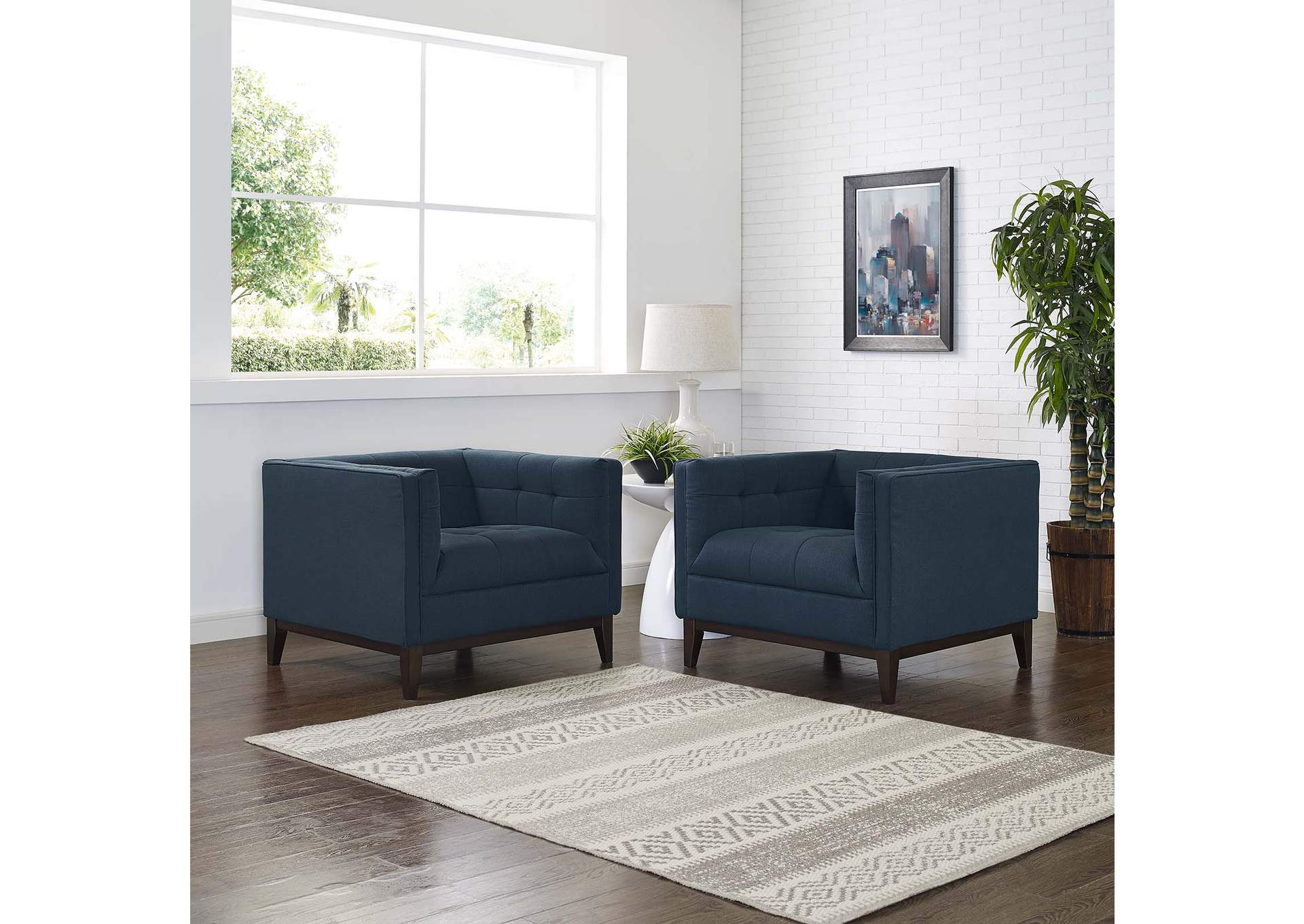 Azure Serve Arm Chairs [Set of 2],Modway