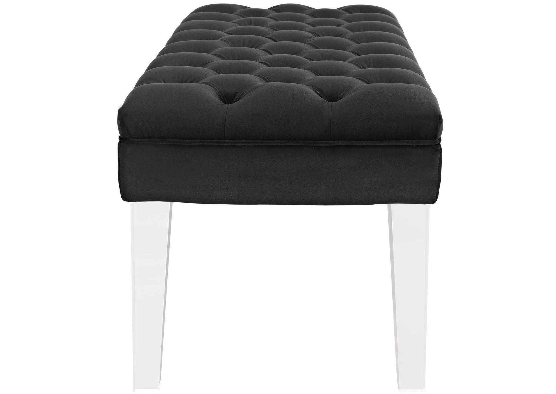 Black Valet Performance Velvet Bench,Modway