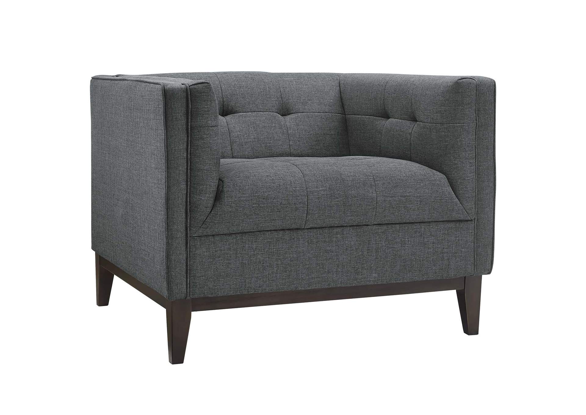 Gray Serve Living Room Set [Set of 2],Modway