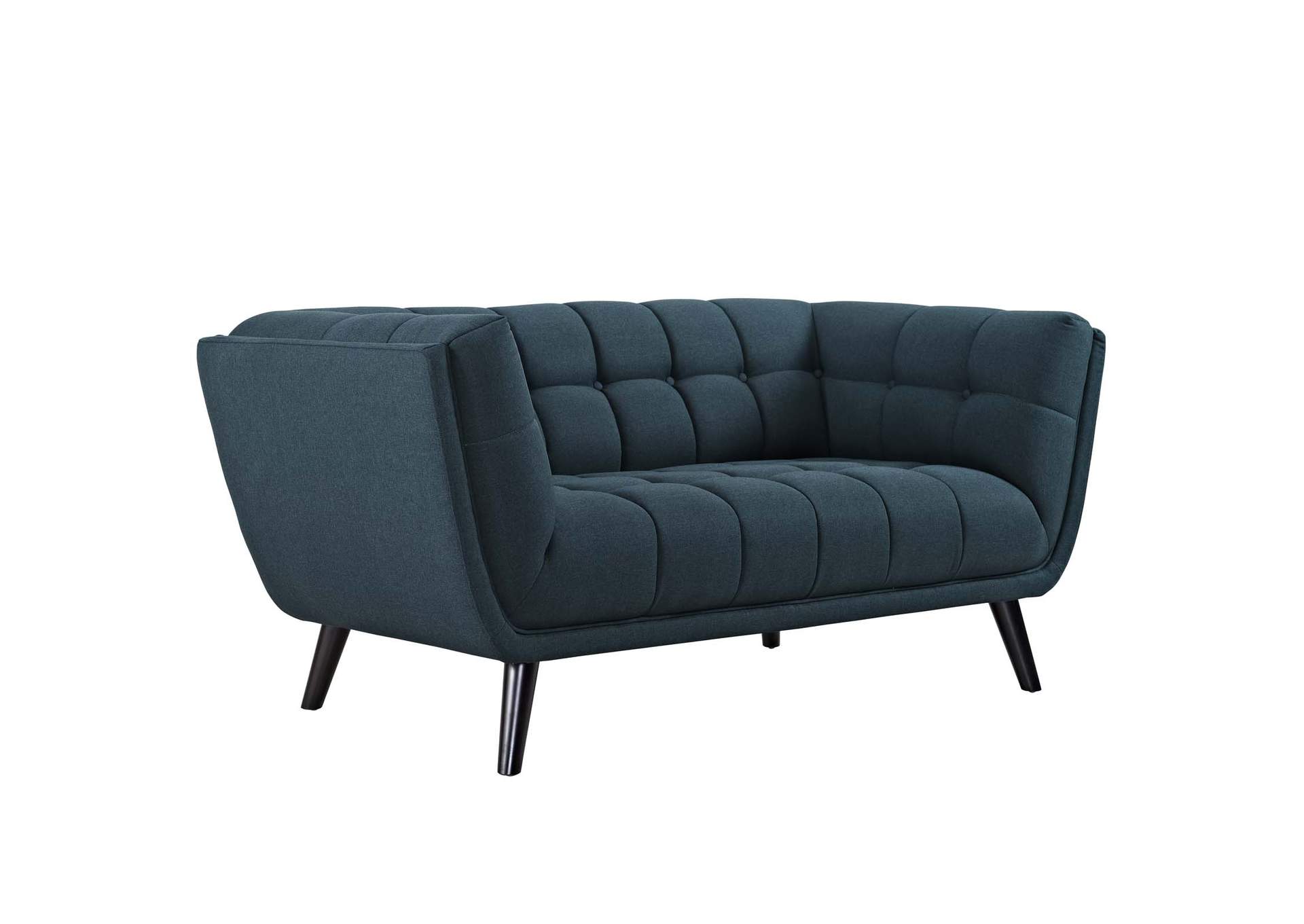 Blue Bestow Upholstered Fabric Loveseat,Modway