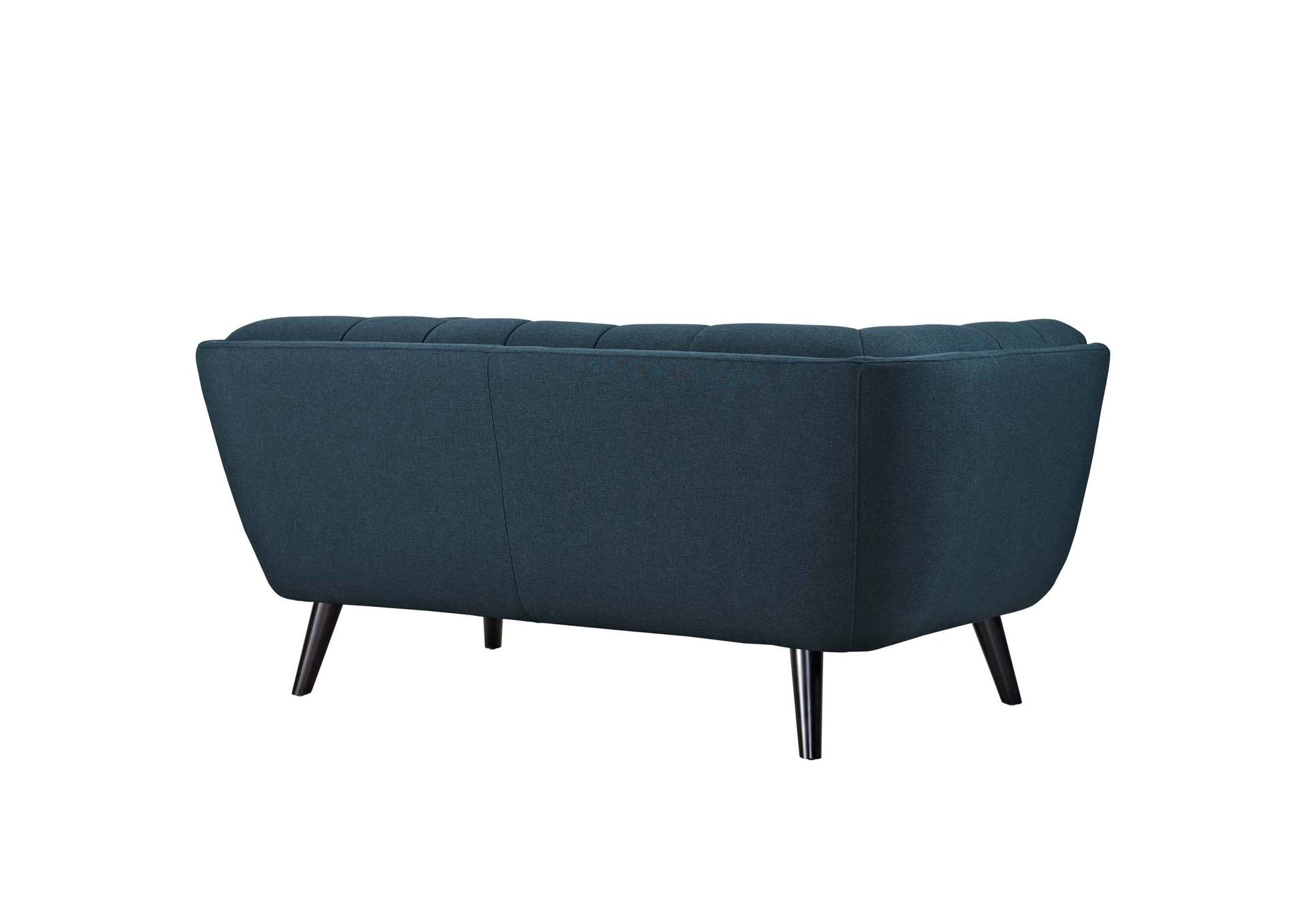 Blue Bestow Upholstered Fabric Loveseat,Modway