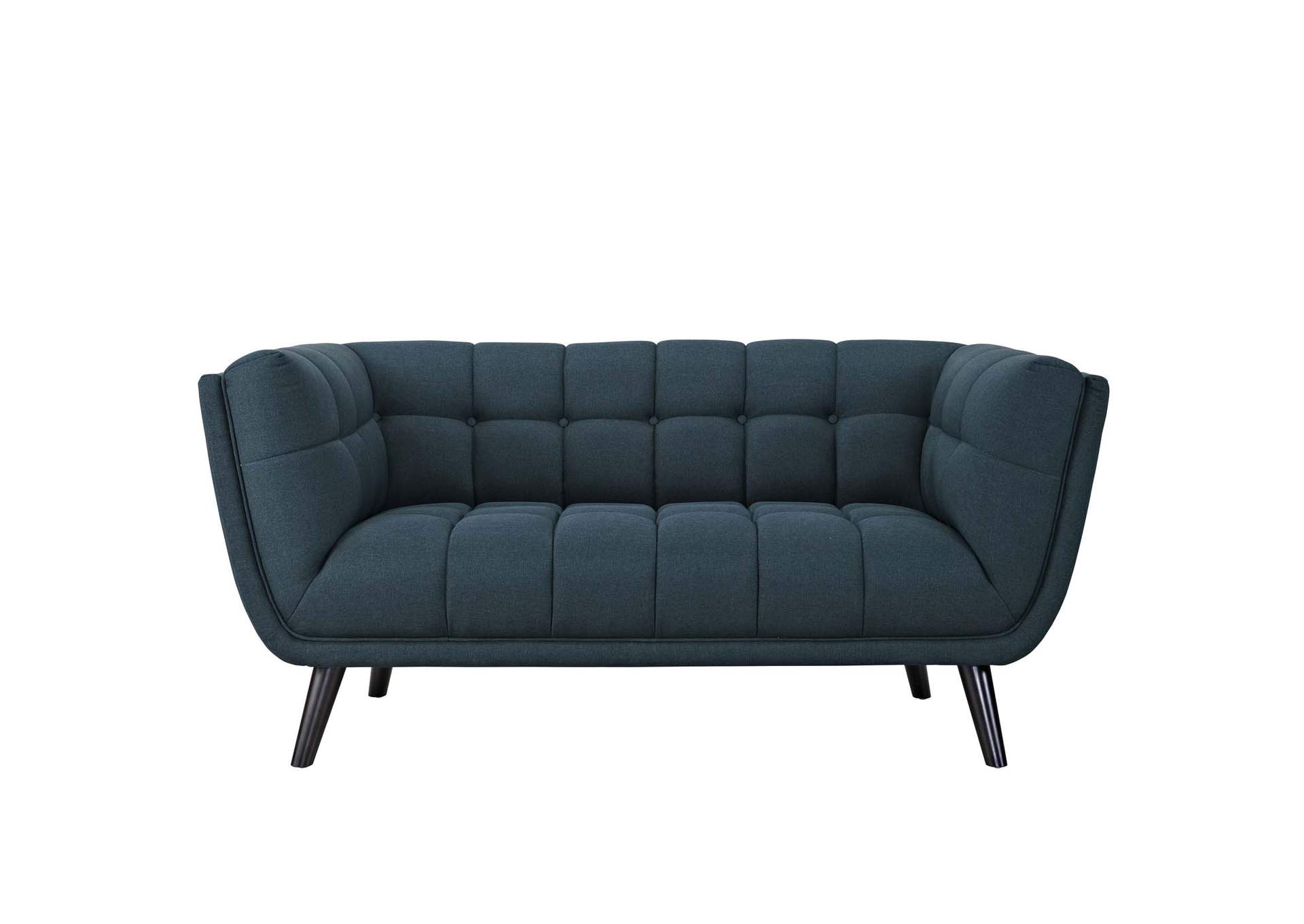 Blue Bestow Upholstered Fabric Loveseat,Modway