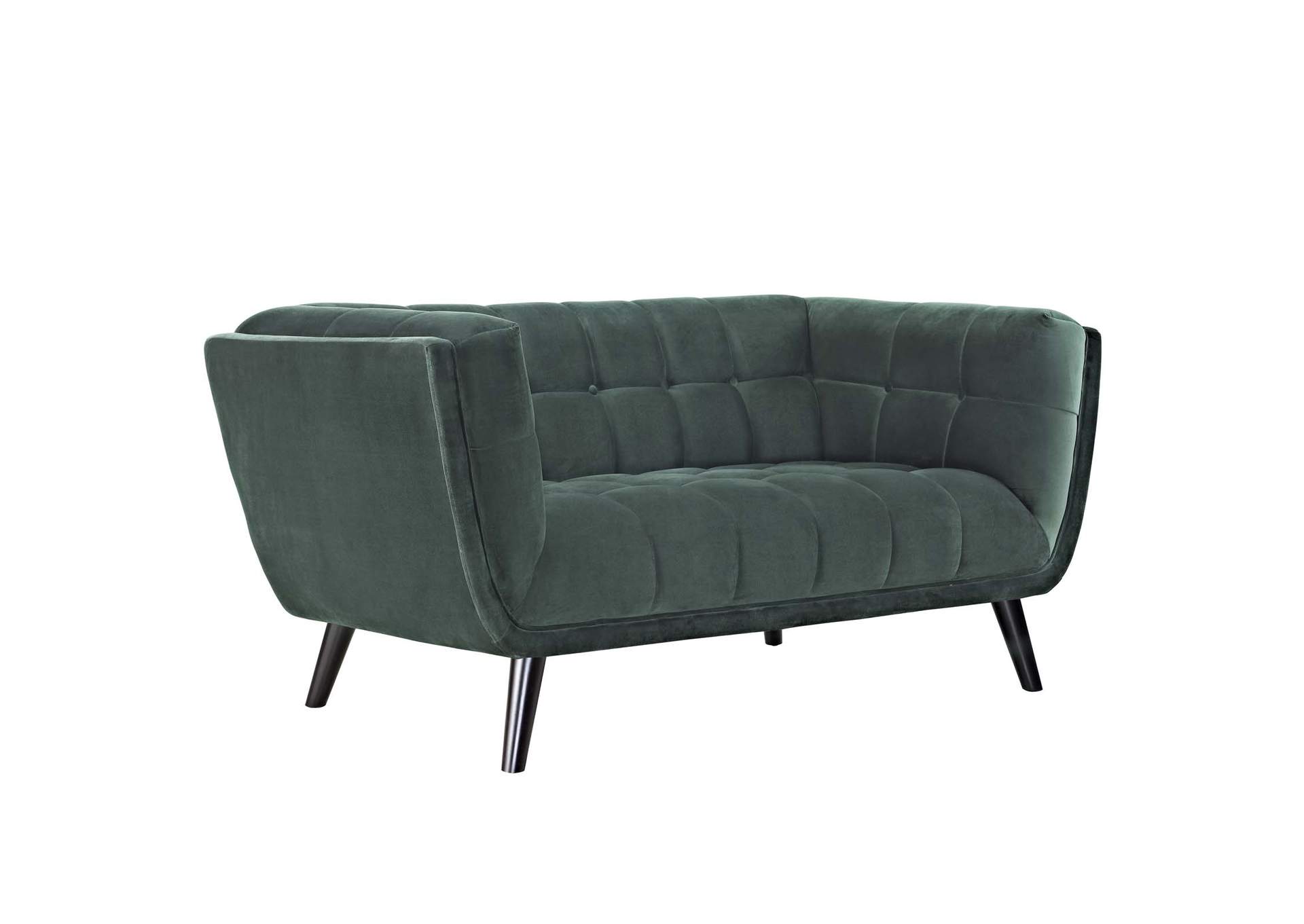 Green Bestow Performance Velvet Loveseat,Modway
