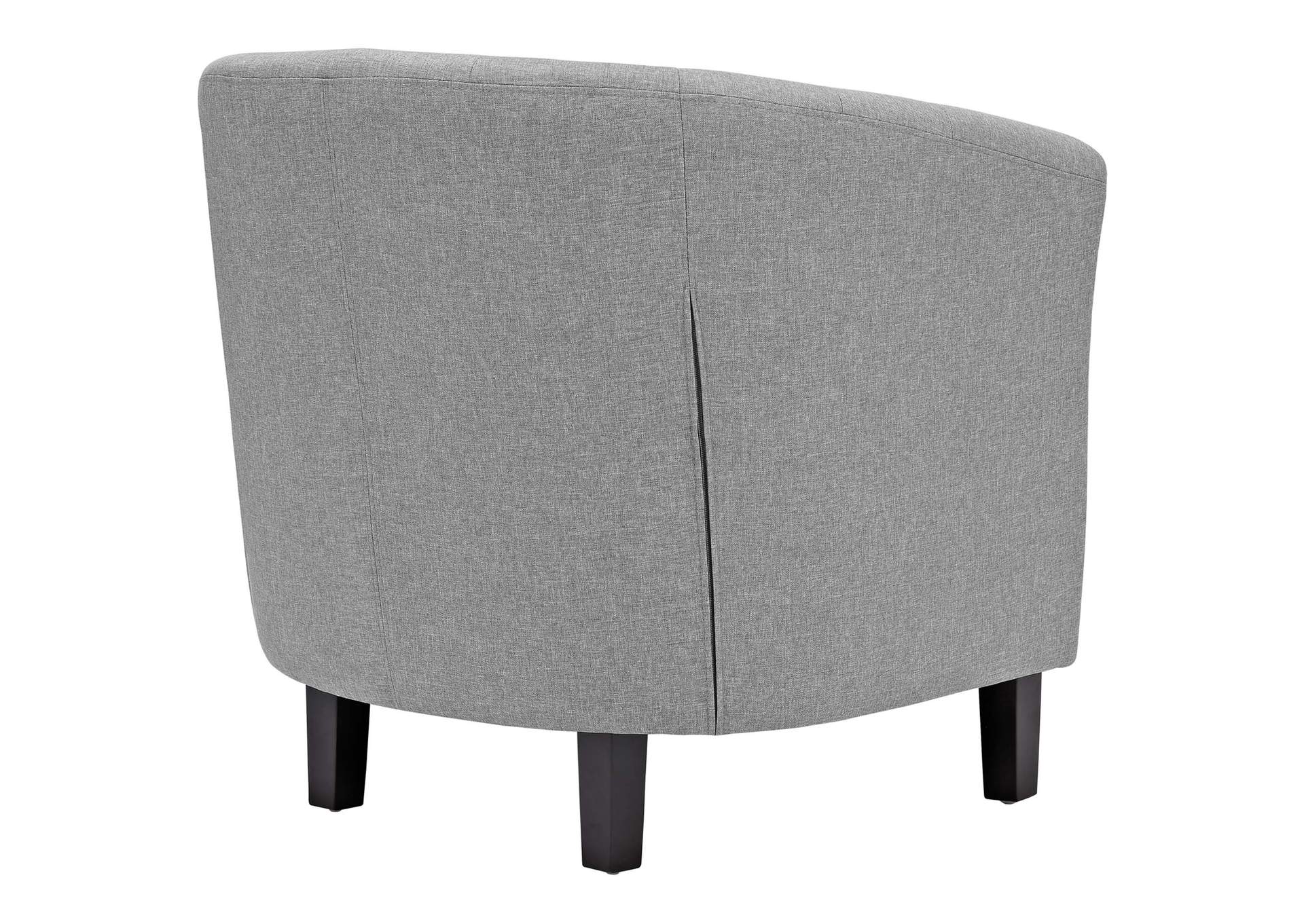 Light Gray Prospect Upholstered Fabric Arm Chair,Modway