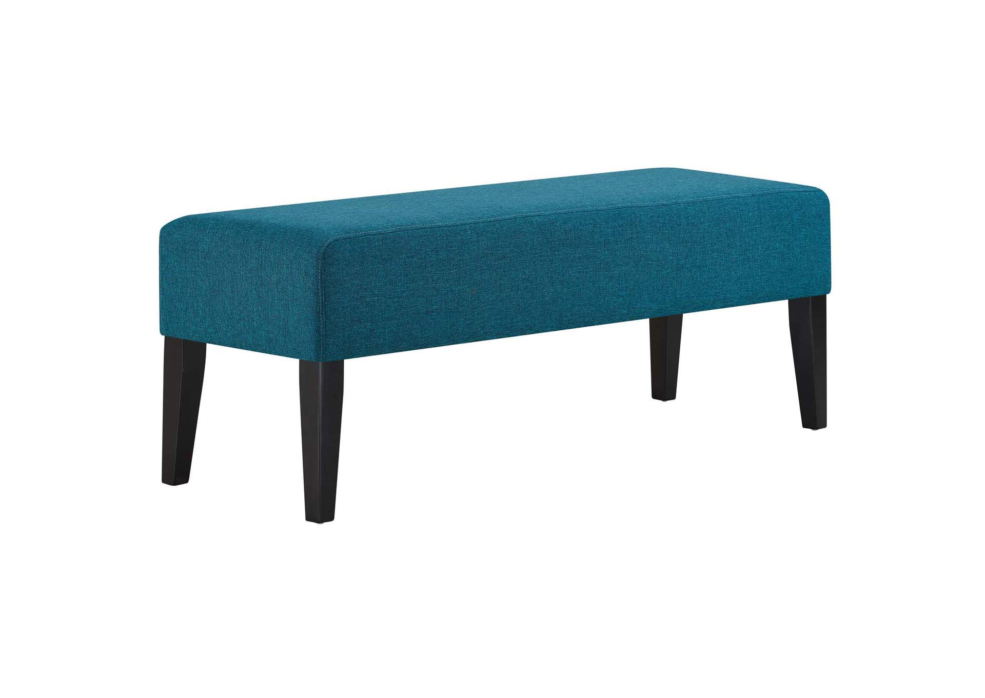 Teal Connect Upholstered Fabric Bench,Modway