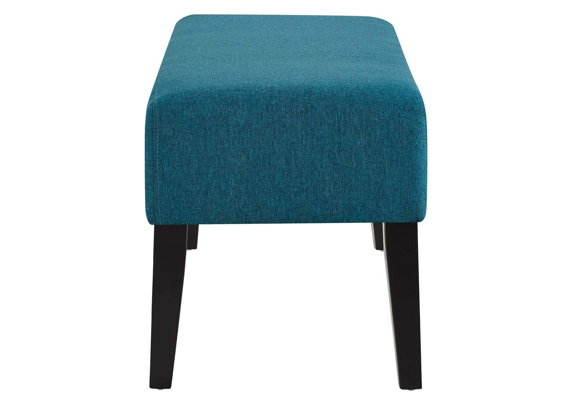 Teal Connect Upholstered Fabric Bench,Modway