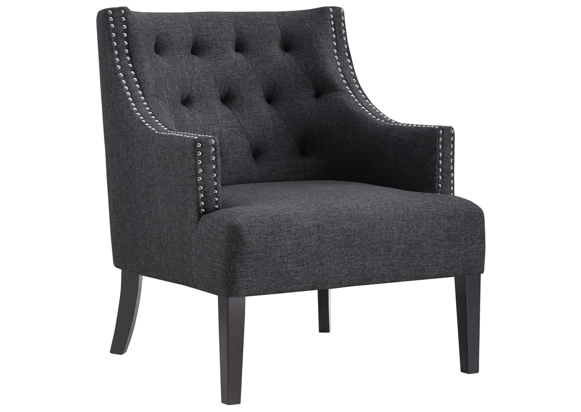 Gray Regard Wood Arm Chair,Modway