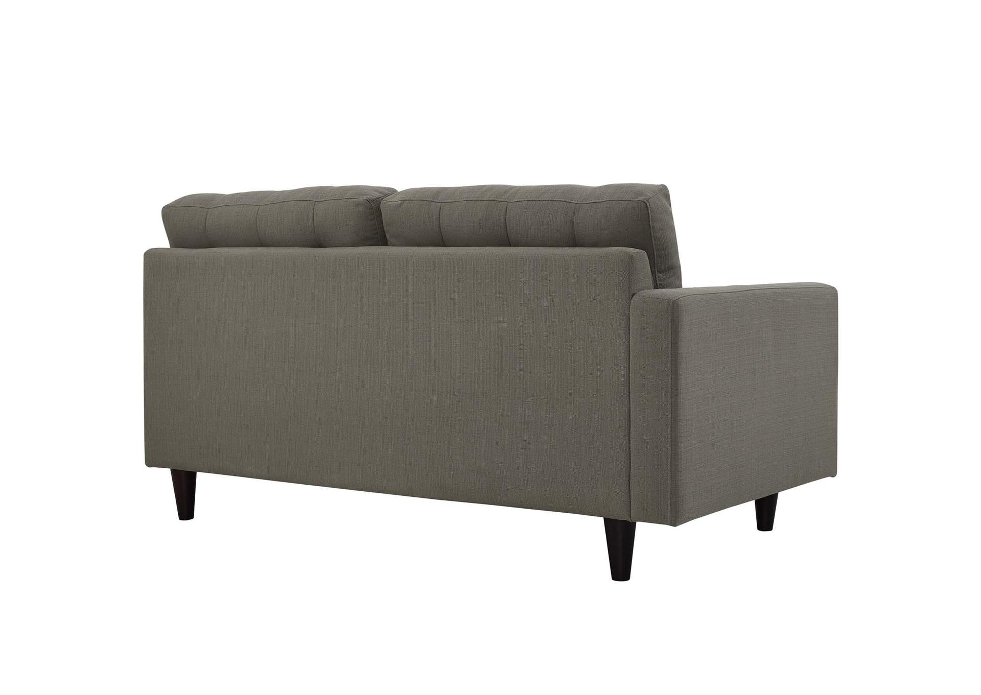 Granite Empress Left-Facing Upholstered Fabric Loveseat,Modway
