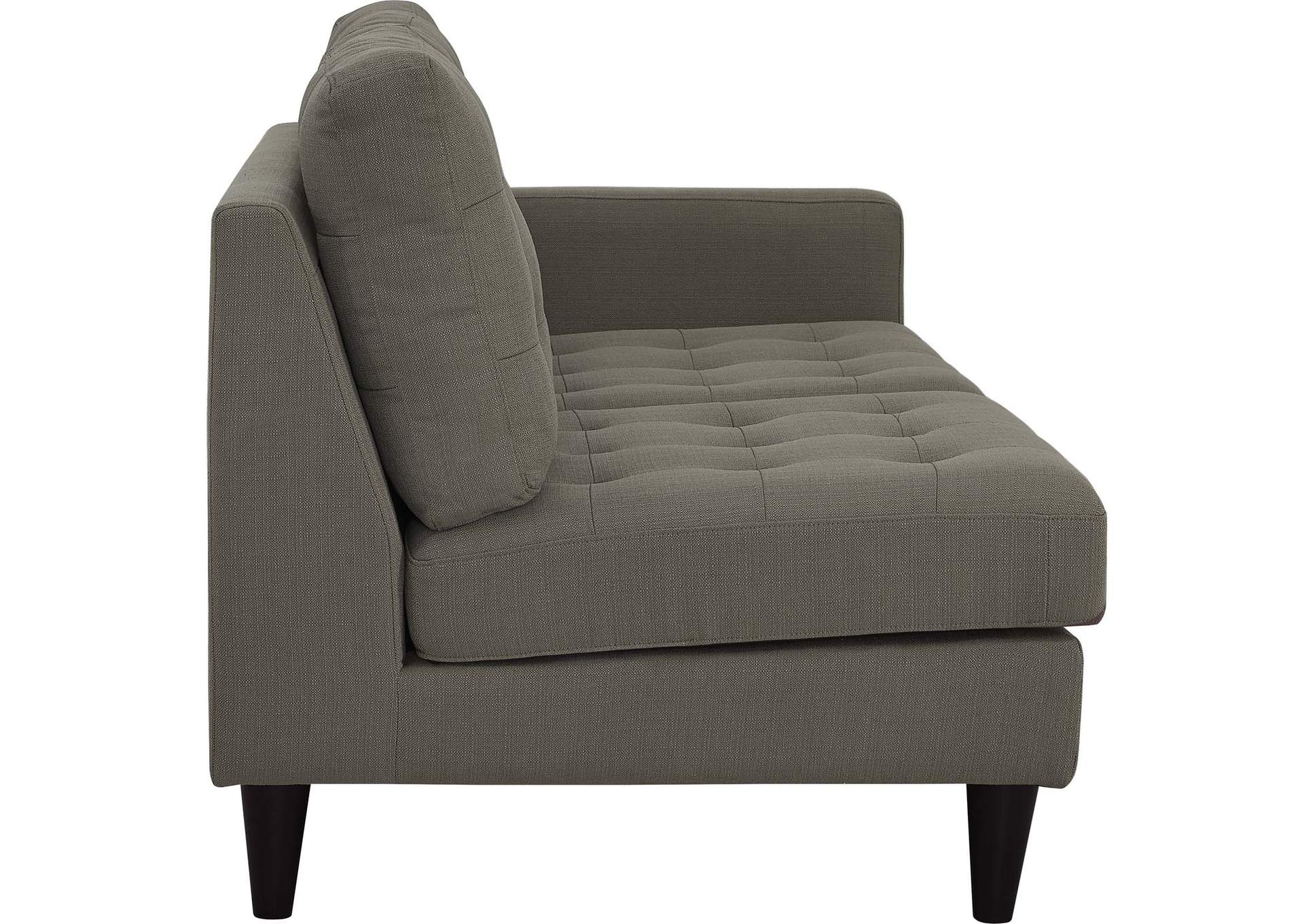 Granite Empress Right-Facing Upholstered Fabric Loveseat,Modway