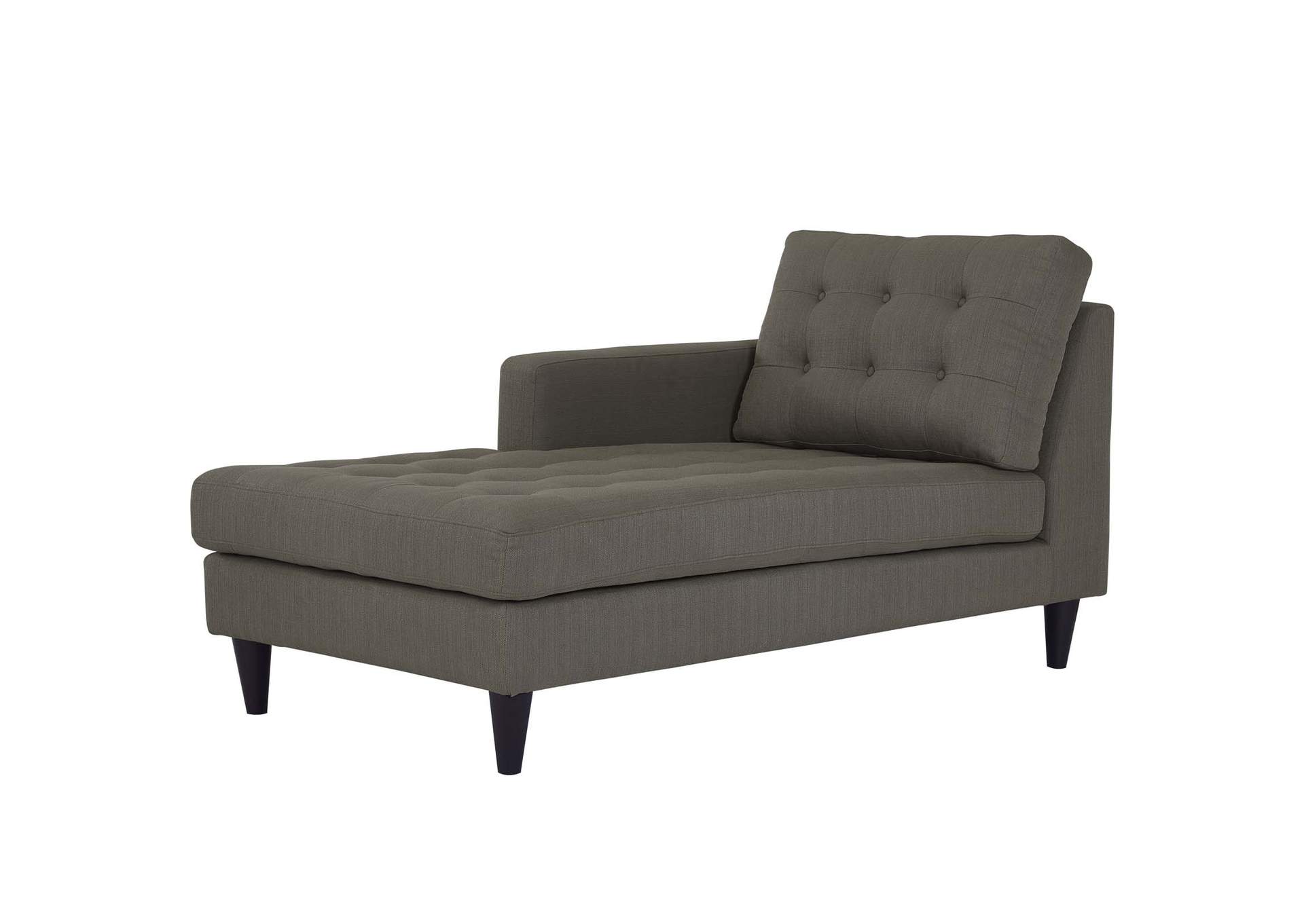 Granite Empress Left-Arm Upholstered Fabric Chaise,Modway