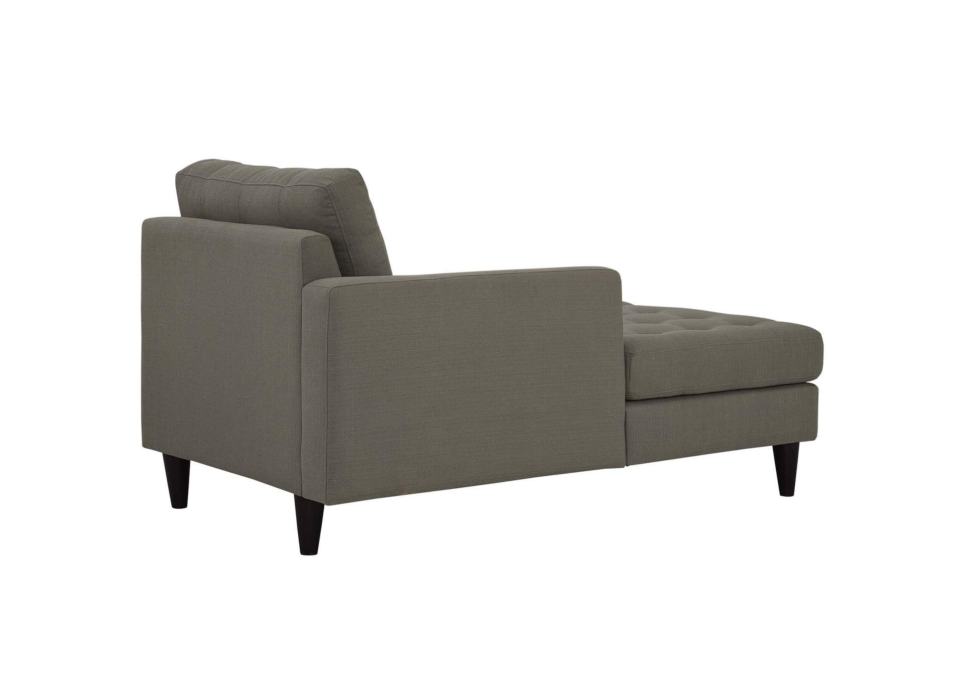 Granite Empress Left-Arm Upholstered Fabric Chaise,Modway