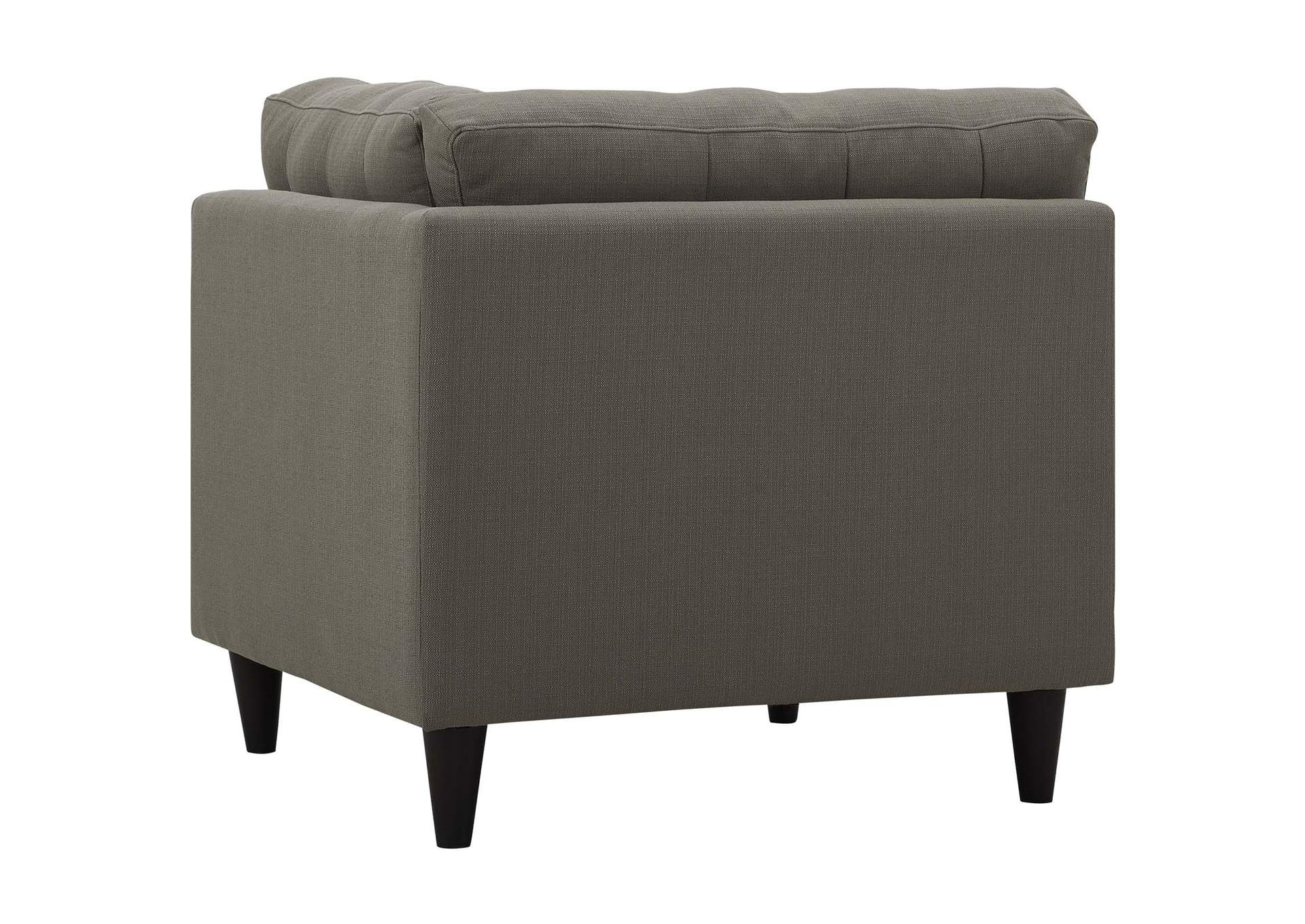 Granite Empress Upholstered Fabric Corner Sofa,Modway