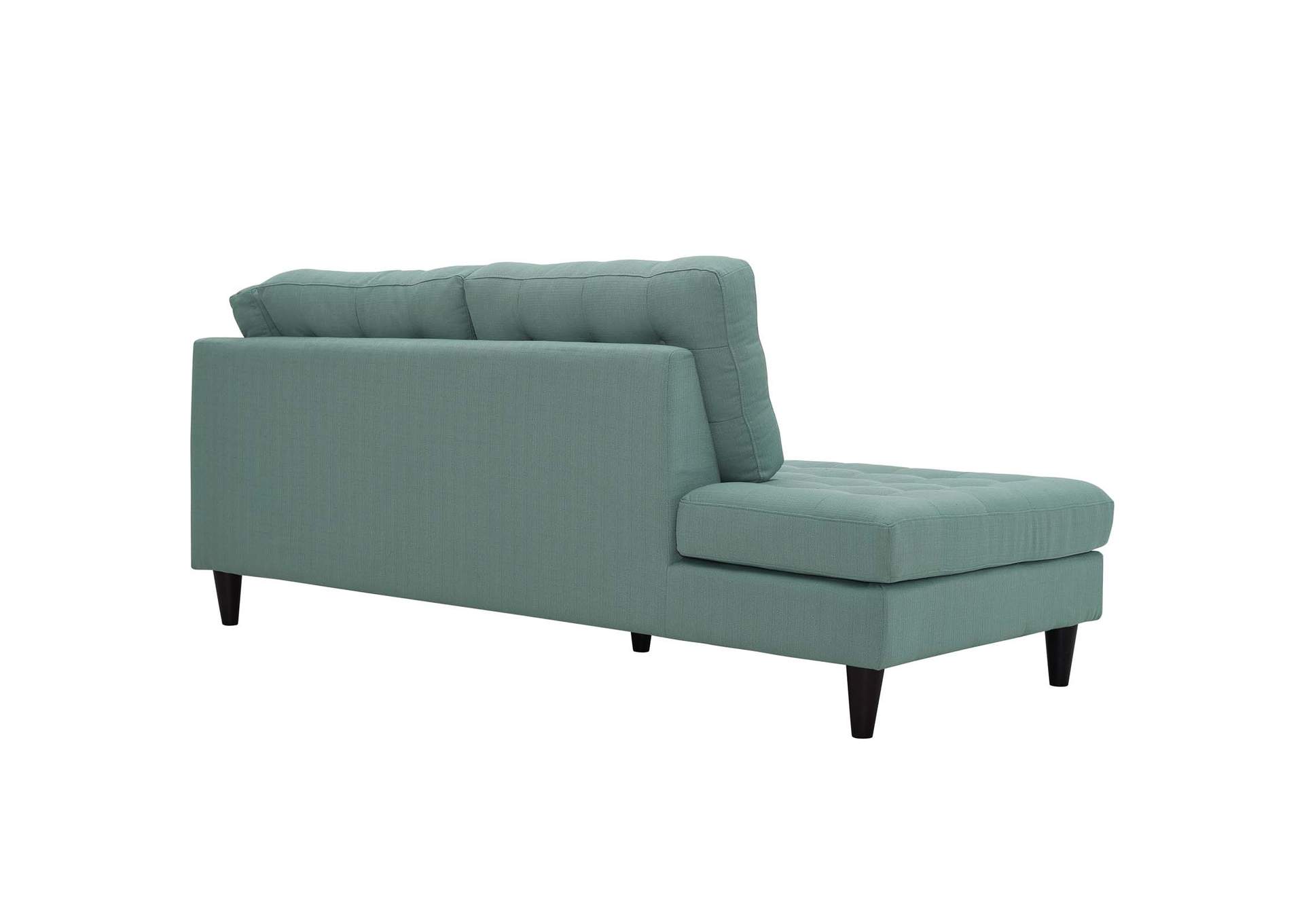 Empress Laguna Upholstered Fabric Left Facing Bumper,Modway