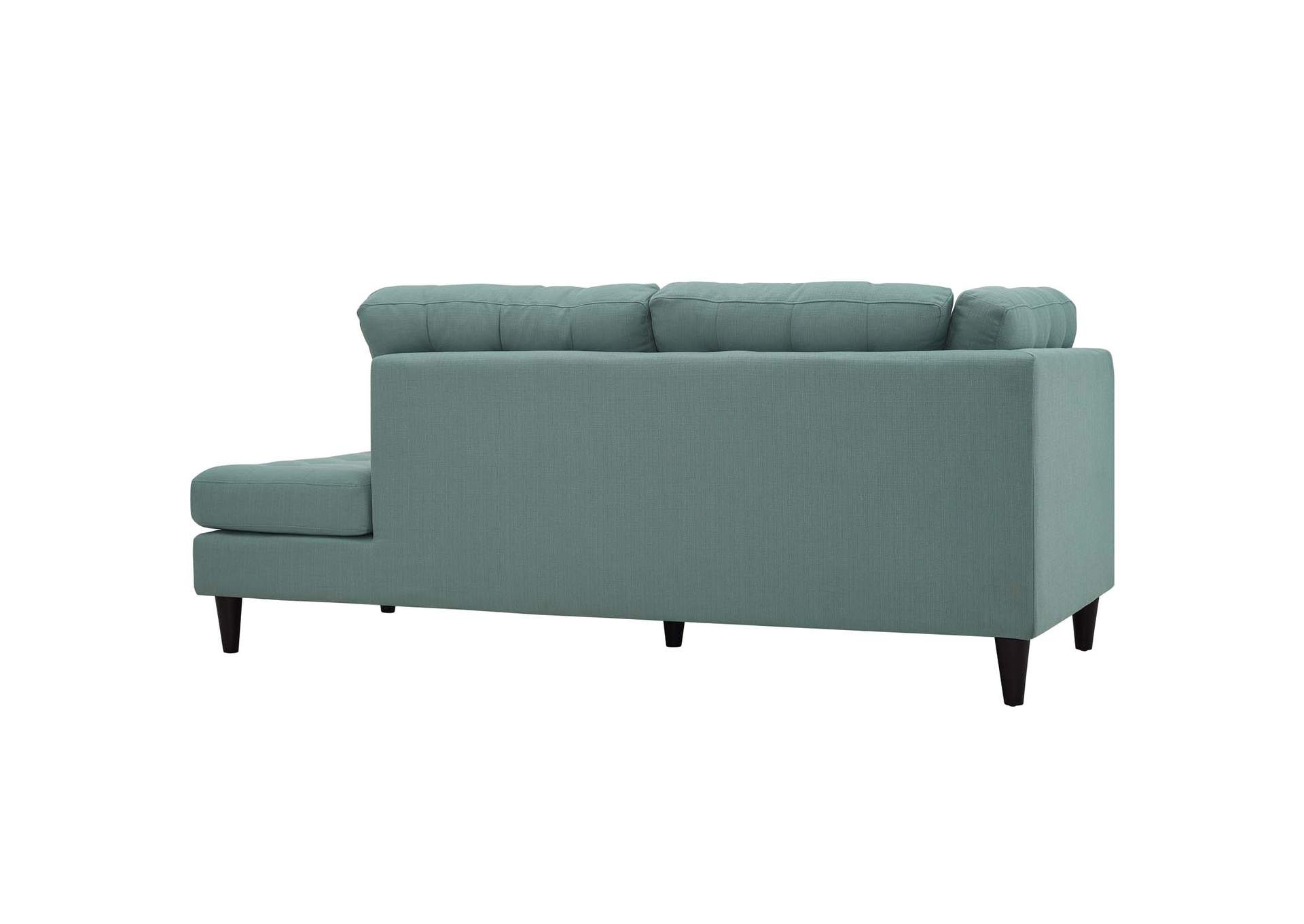 Empress Laguna Upholstered Fabric Right Facing Bumper,Modway