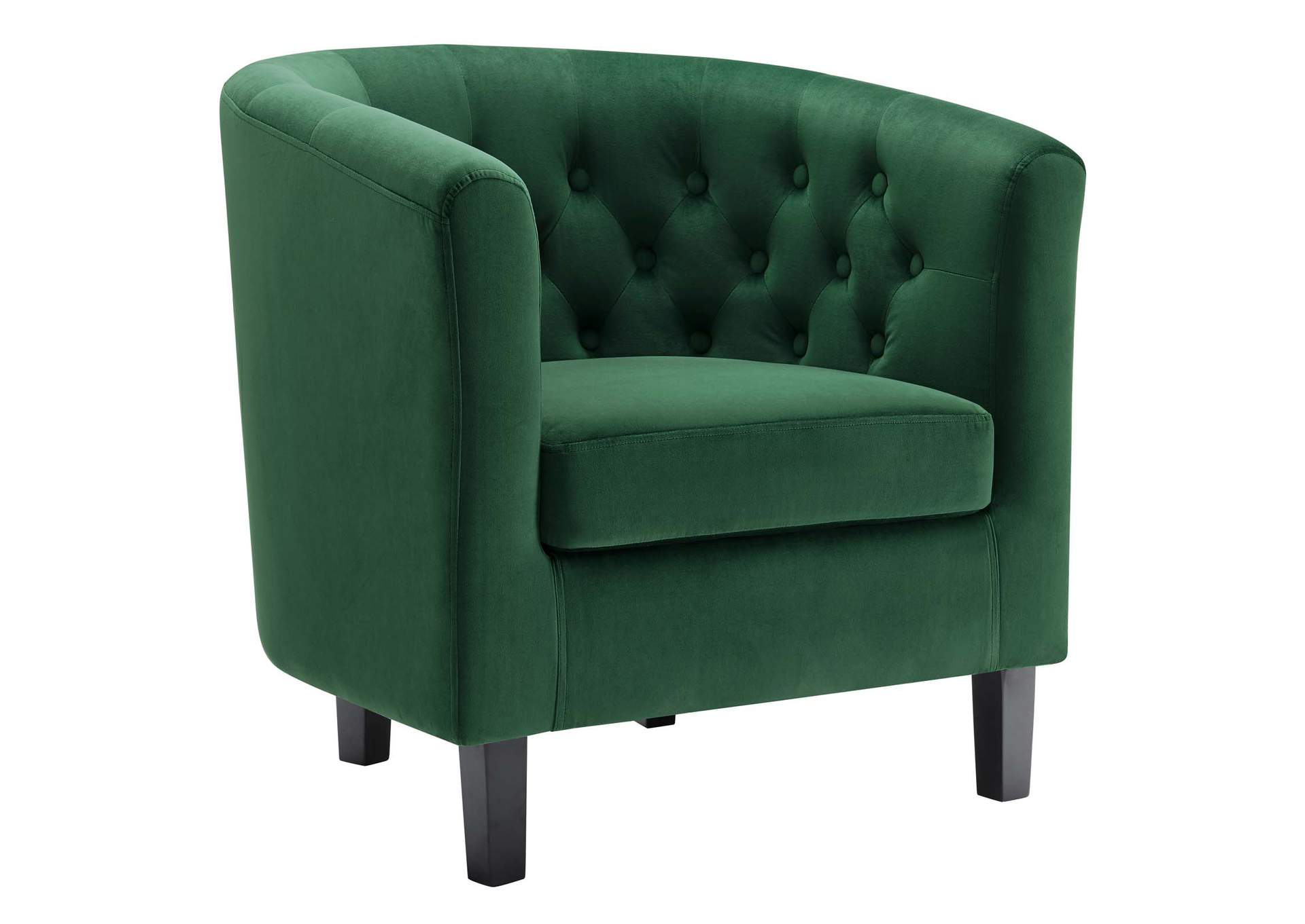 Emerald Prospect Performance Velvet Arm Chair,Modway