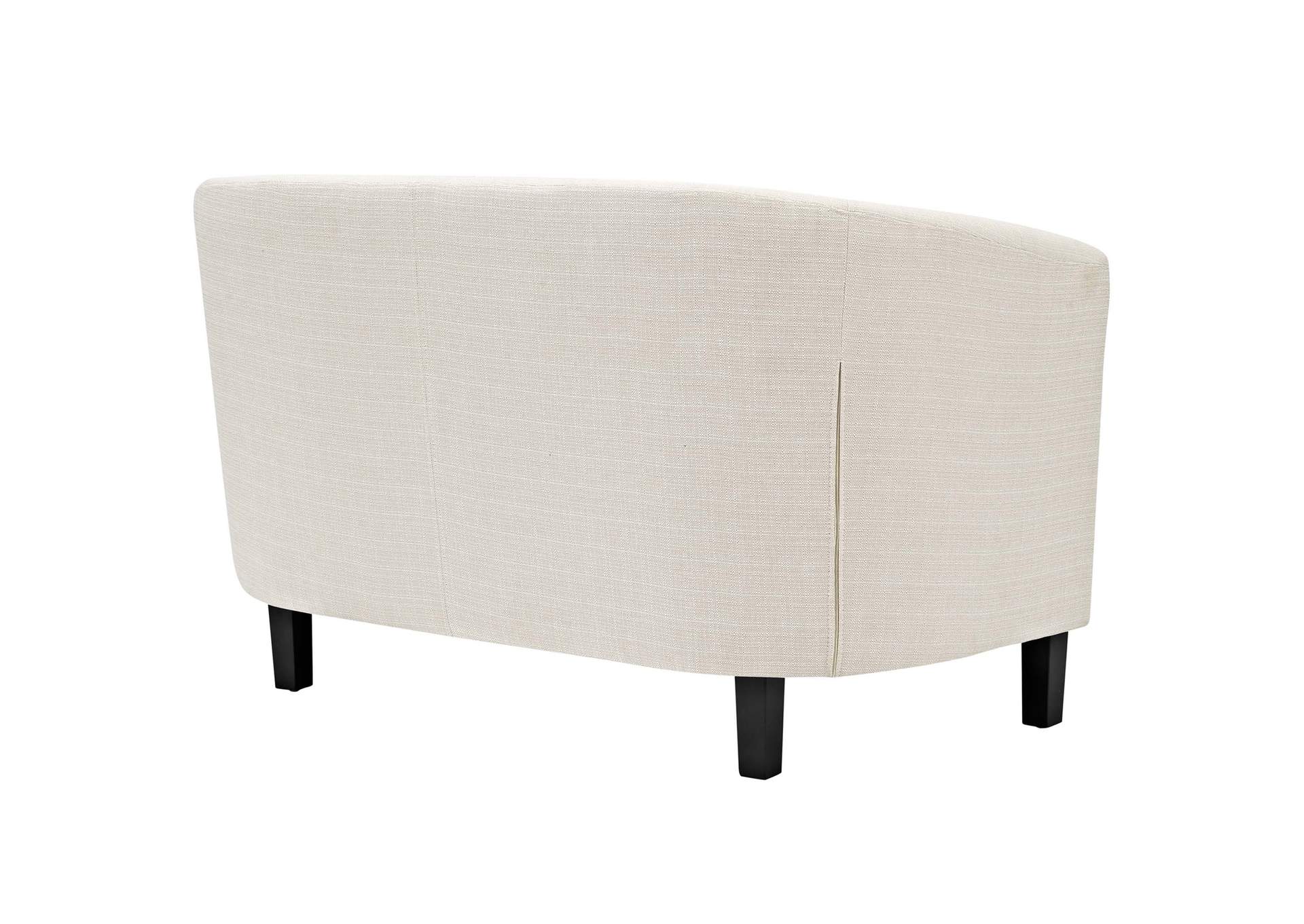 Beige Prospect Upholstered Fabric Loveseat,Modway