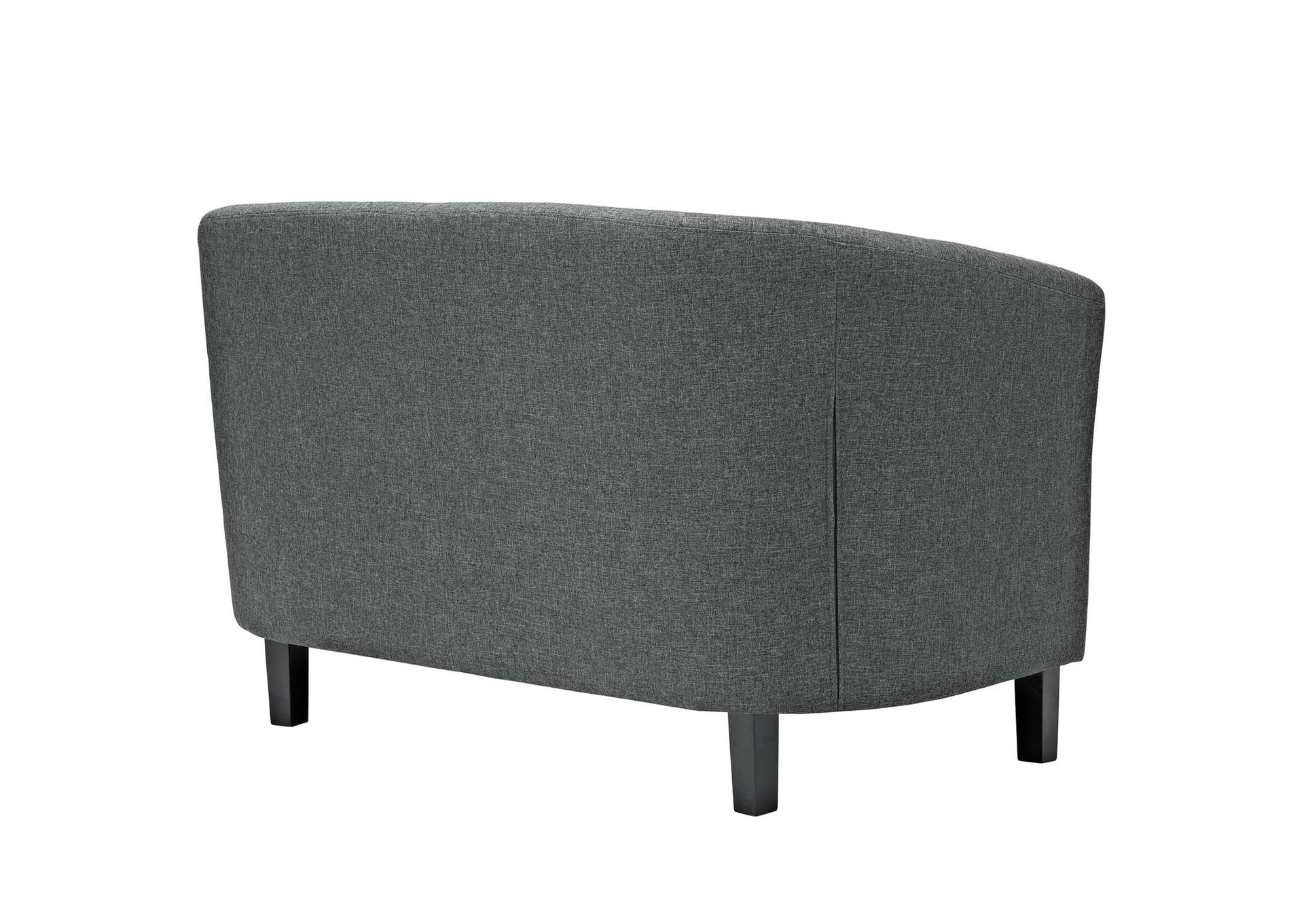 Gray Prospect Upholstered Fabric Loveseat,Modway