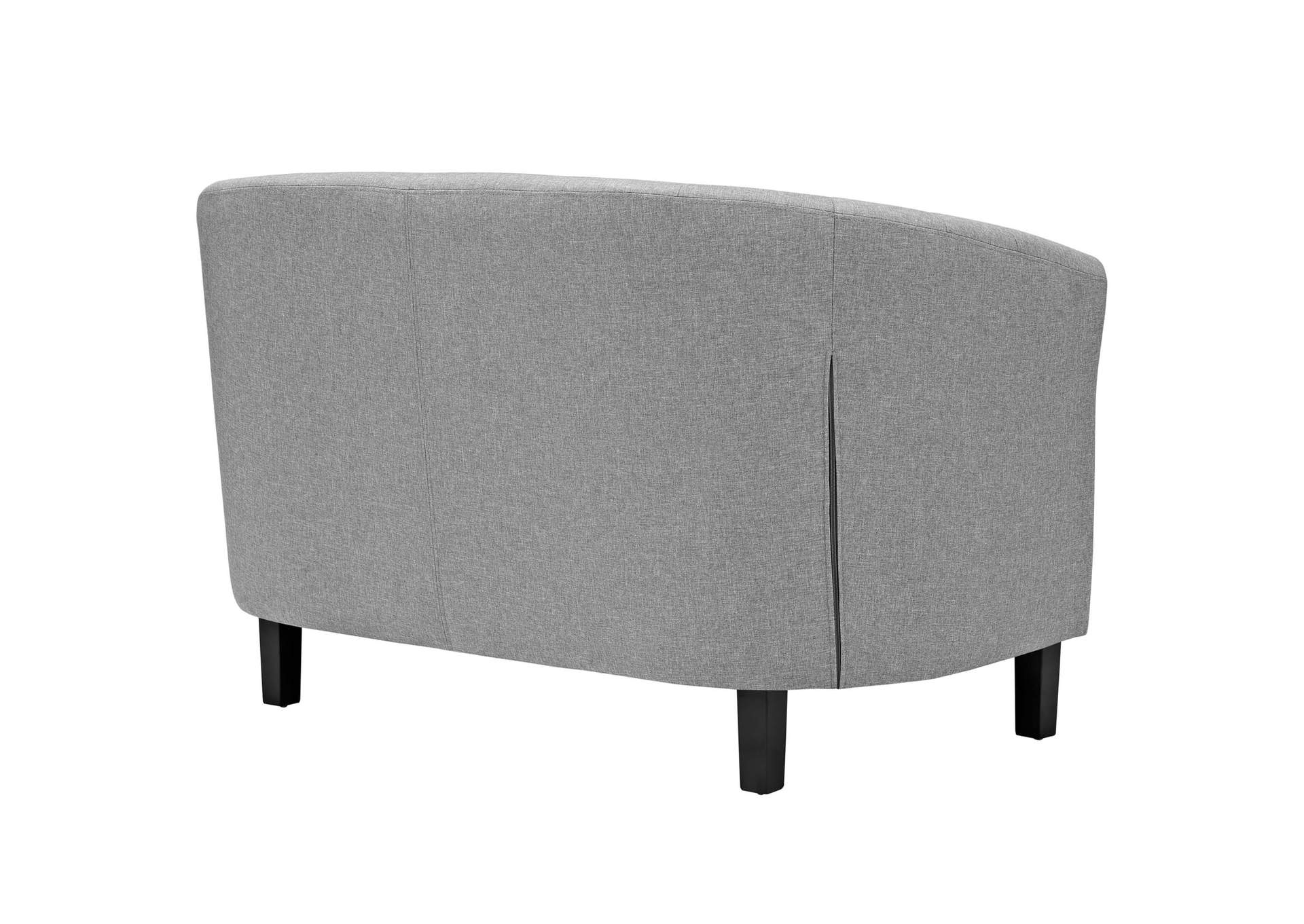 Light Gray Prospect Upholstered Fabric Loveseat,Modway