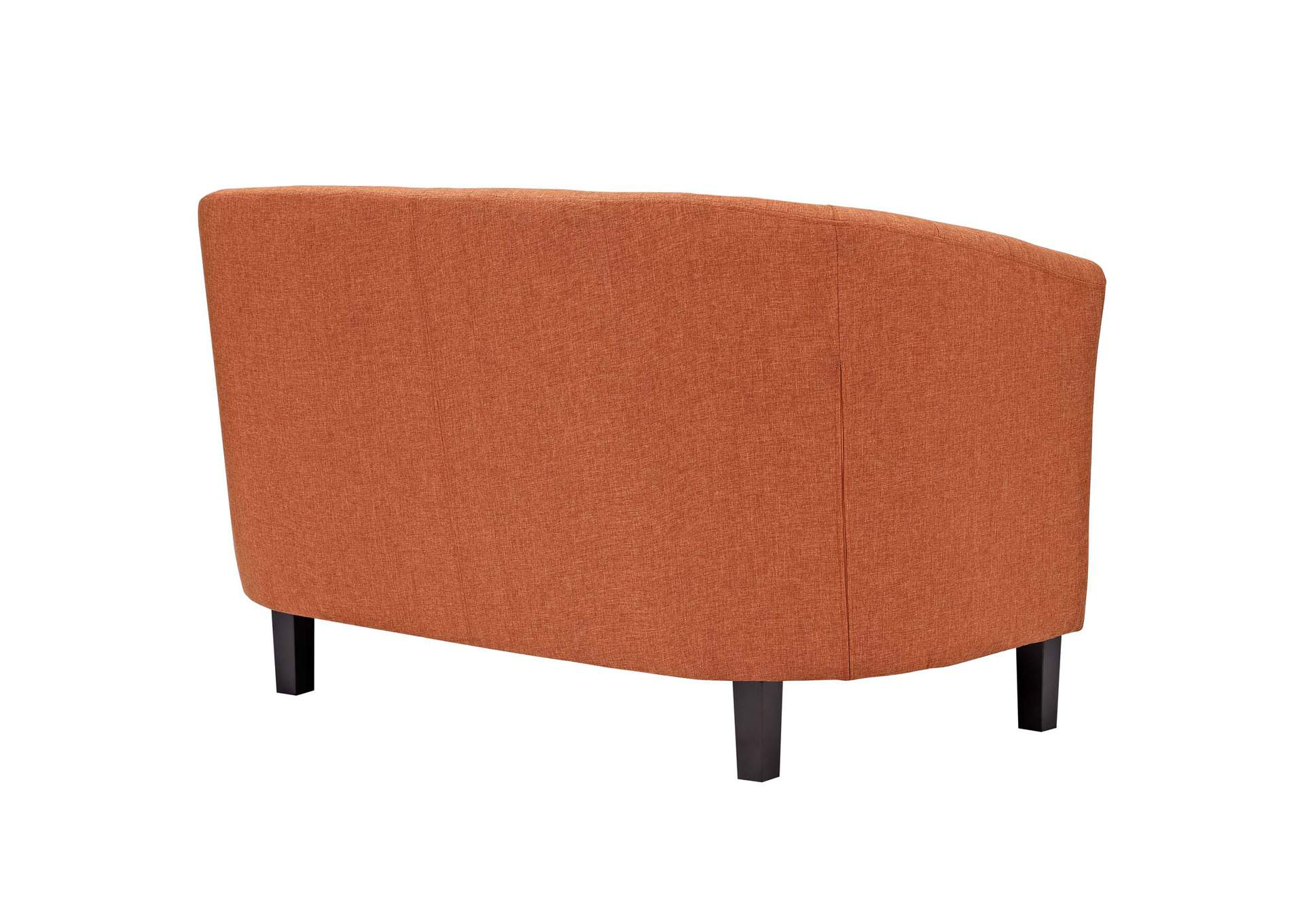 Orange Prospect Upholstered Fabric Loveseat,Modway
