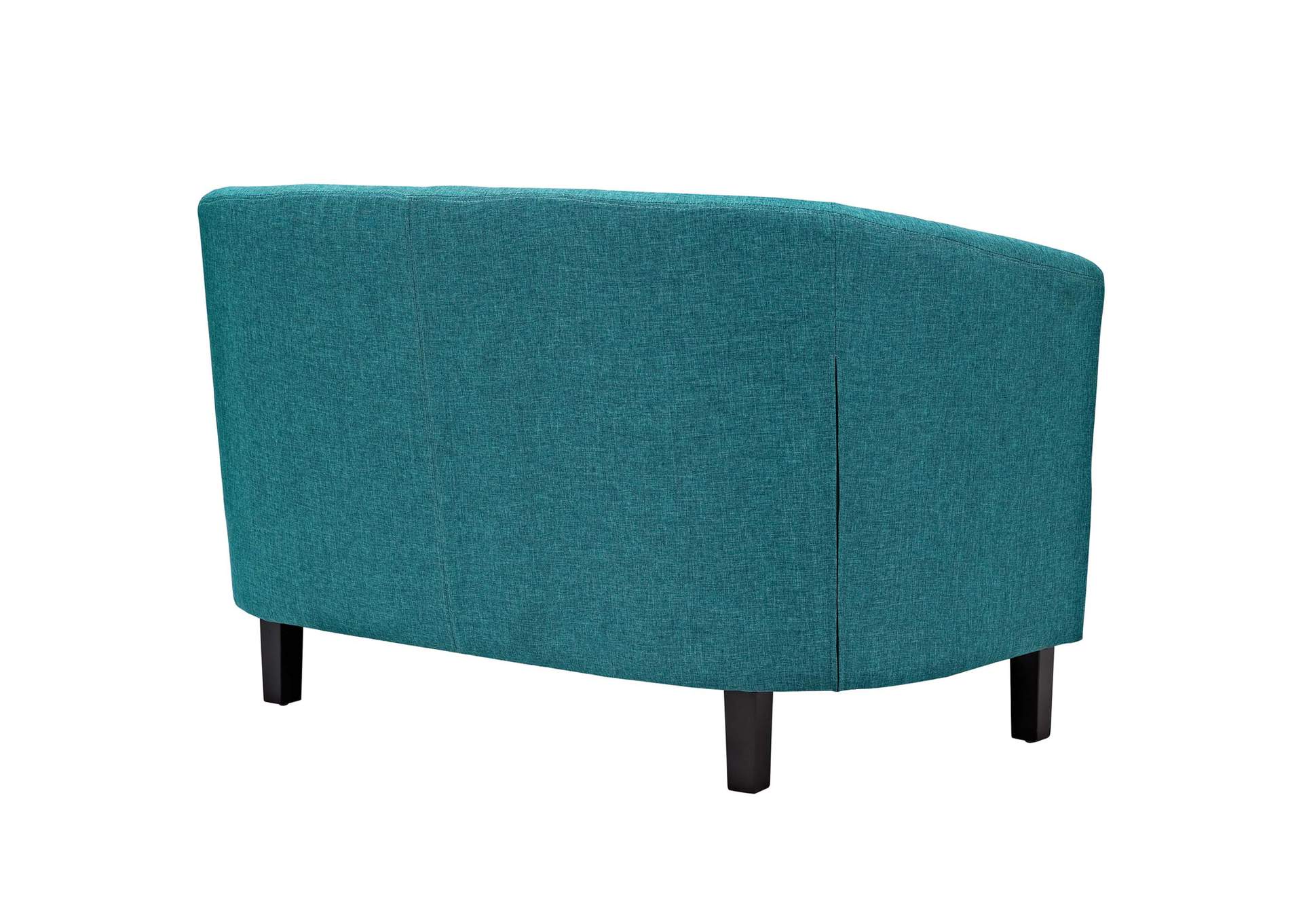 Teal Prospect Upholstered Fabric Loveseat,Modway
