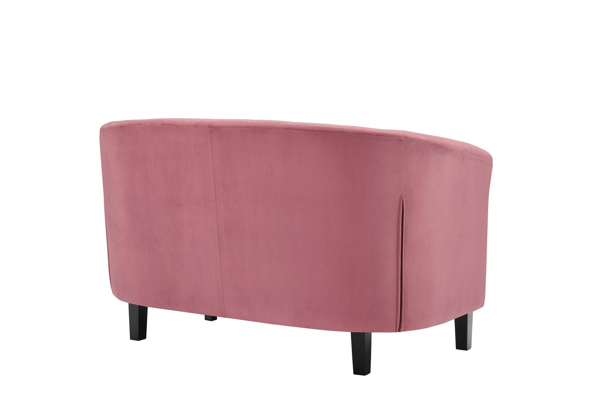 Dusty Rose Prospect Performance Velvet Loveseat,Modway