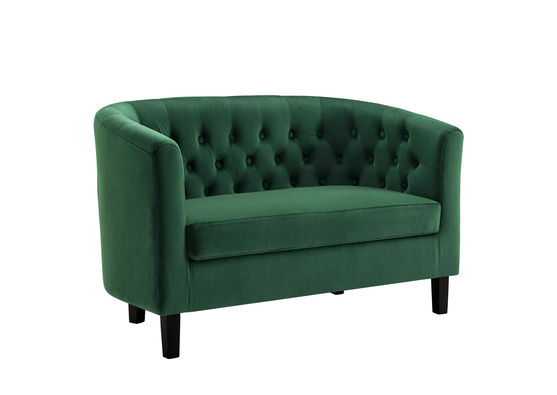 Emerald Prospect Performance Velvet Loveseat,Modway