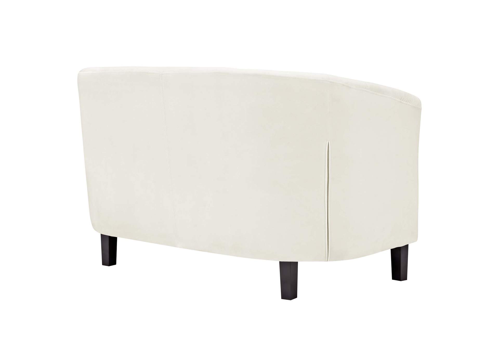 Ivory Prospect Performance Velvet Loveseat,Modway