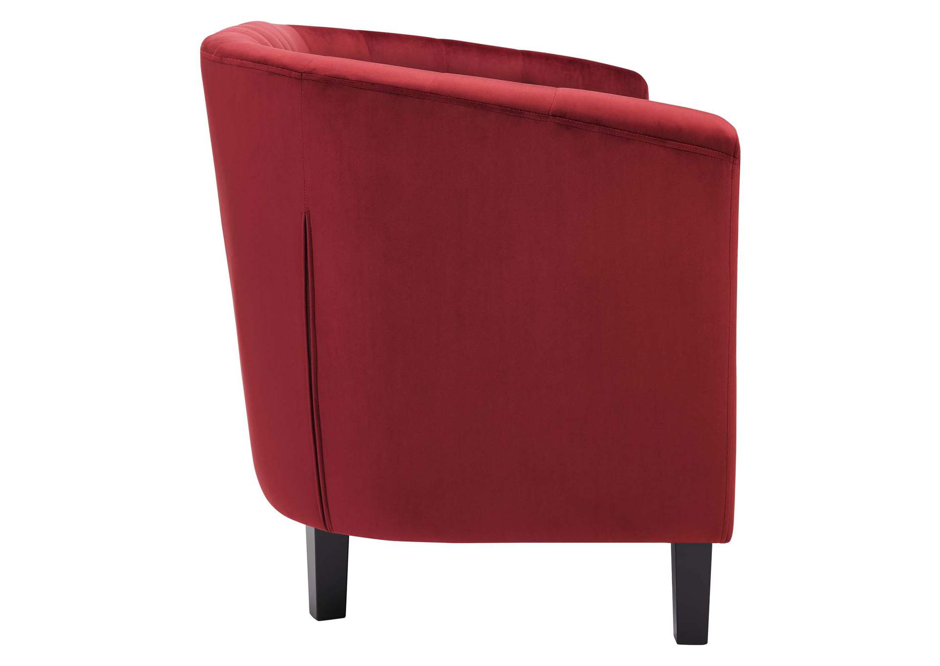 Maroon Prospect Performance Velvet Loveseat,Modway