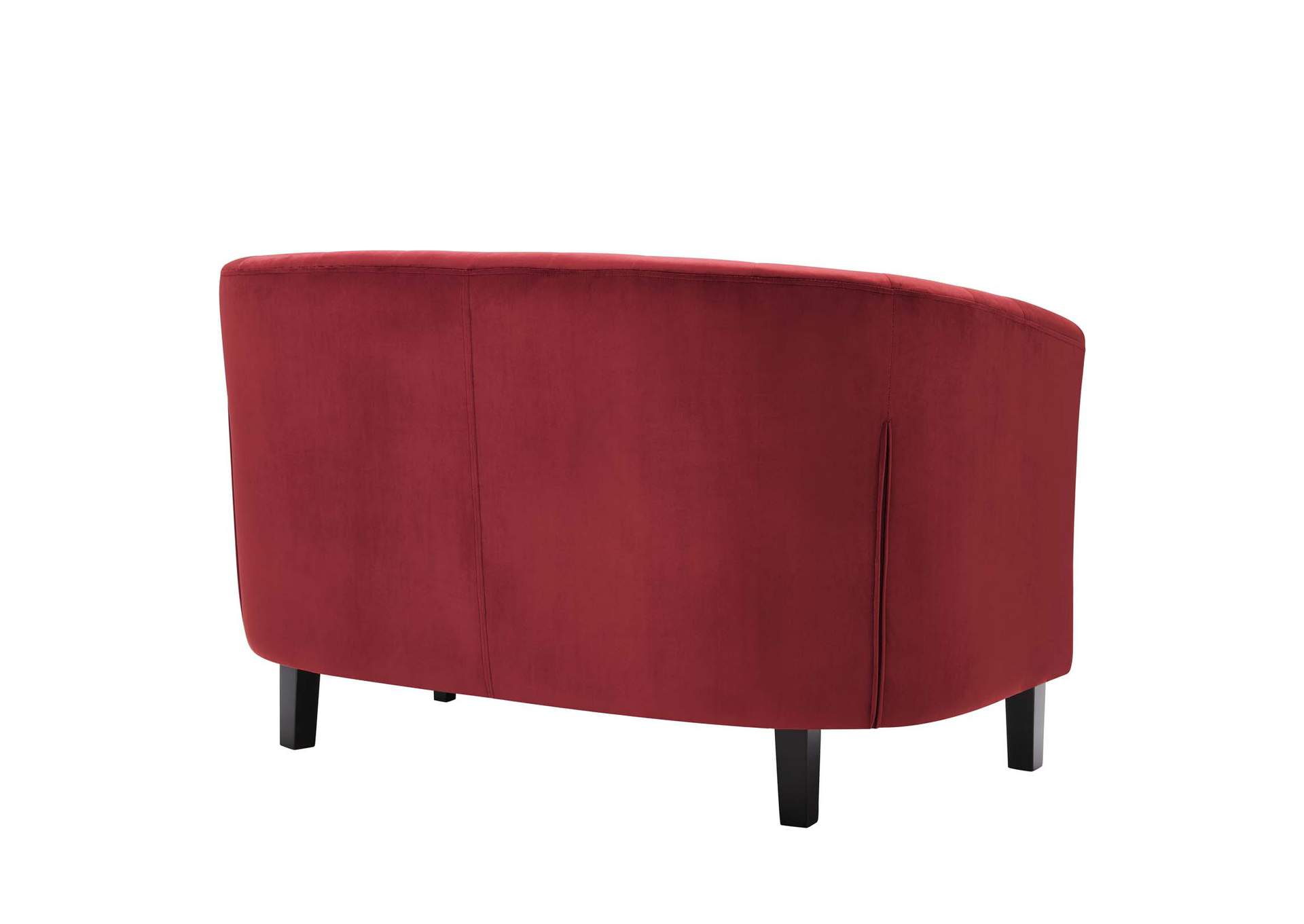 Maroon Prospect Performance Velvet Loveseat,Modway