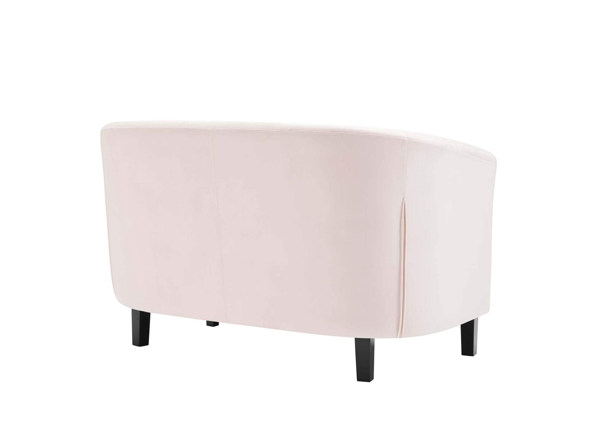 Pink Prospect Performance Velvet Loveseat,Modway