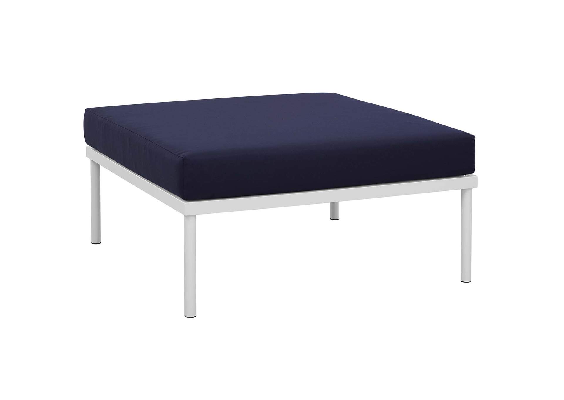 White Navy Harmony 10 Piece Outdoor Patio Aluminum Sectional Sofa Set,Modway