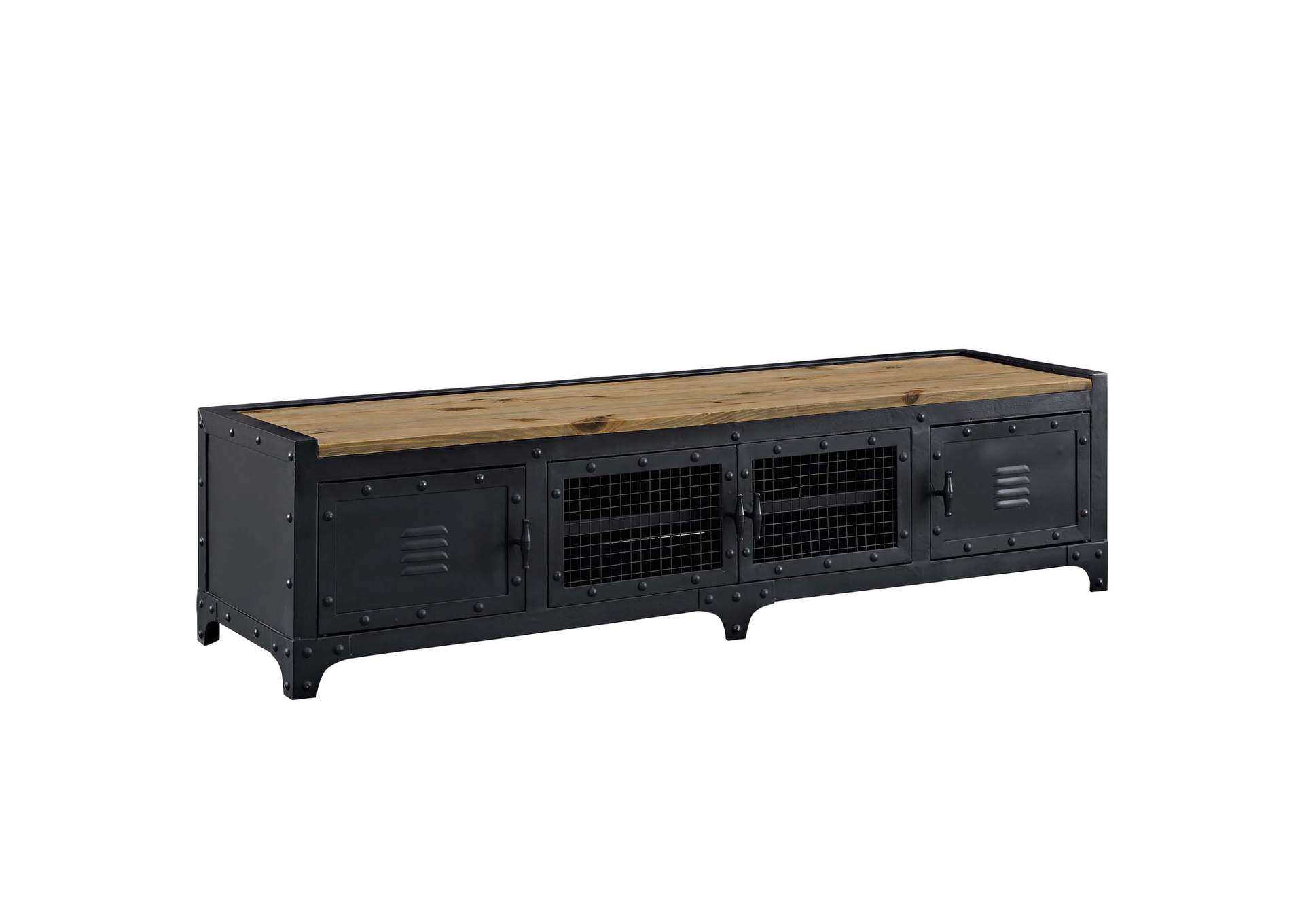 Black Dungeon 63" TV Stand,Modway