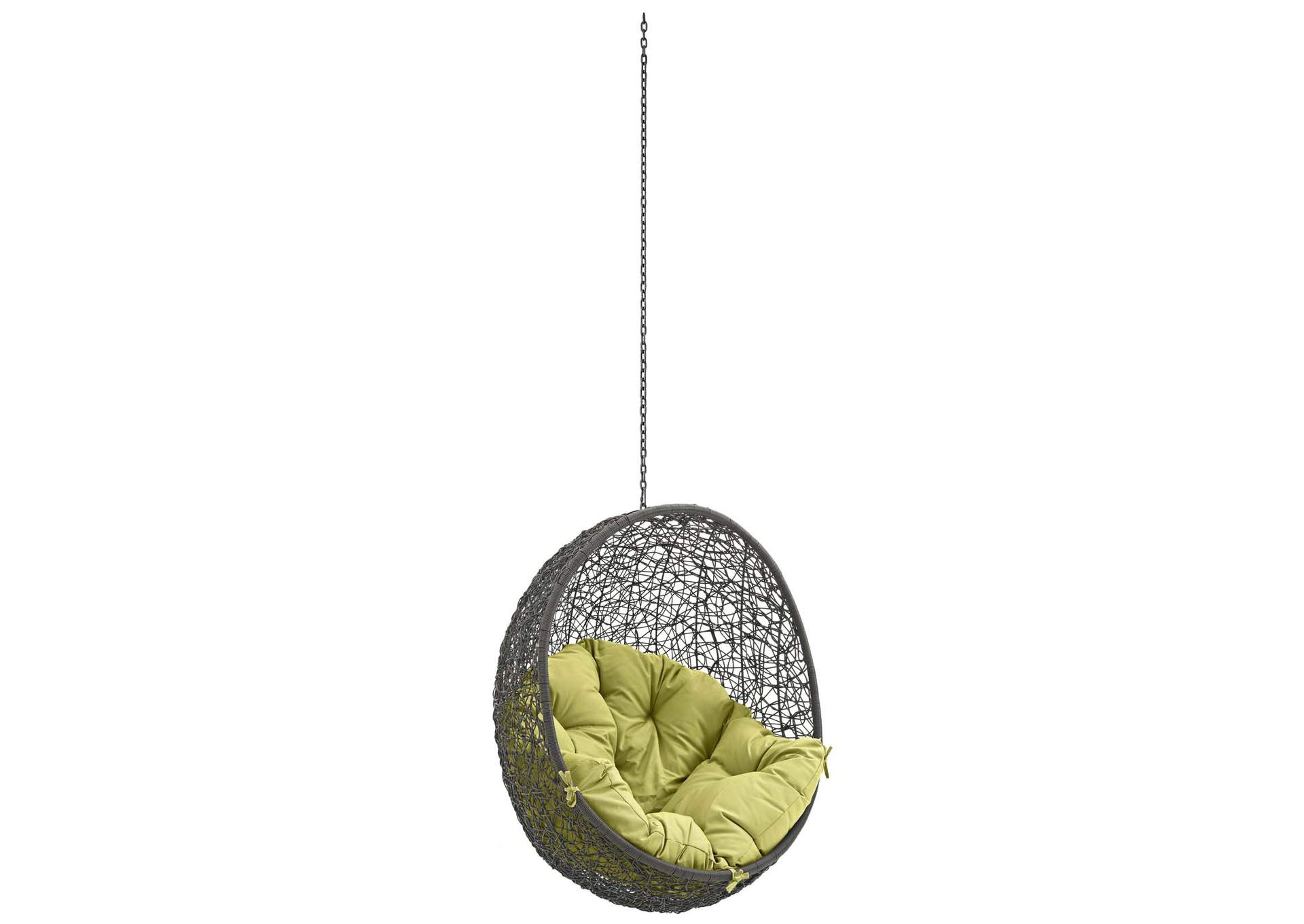 Gray Peridot Hide Outdoor Patio Swing Chair Without Stand,Modway