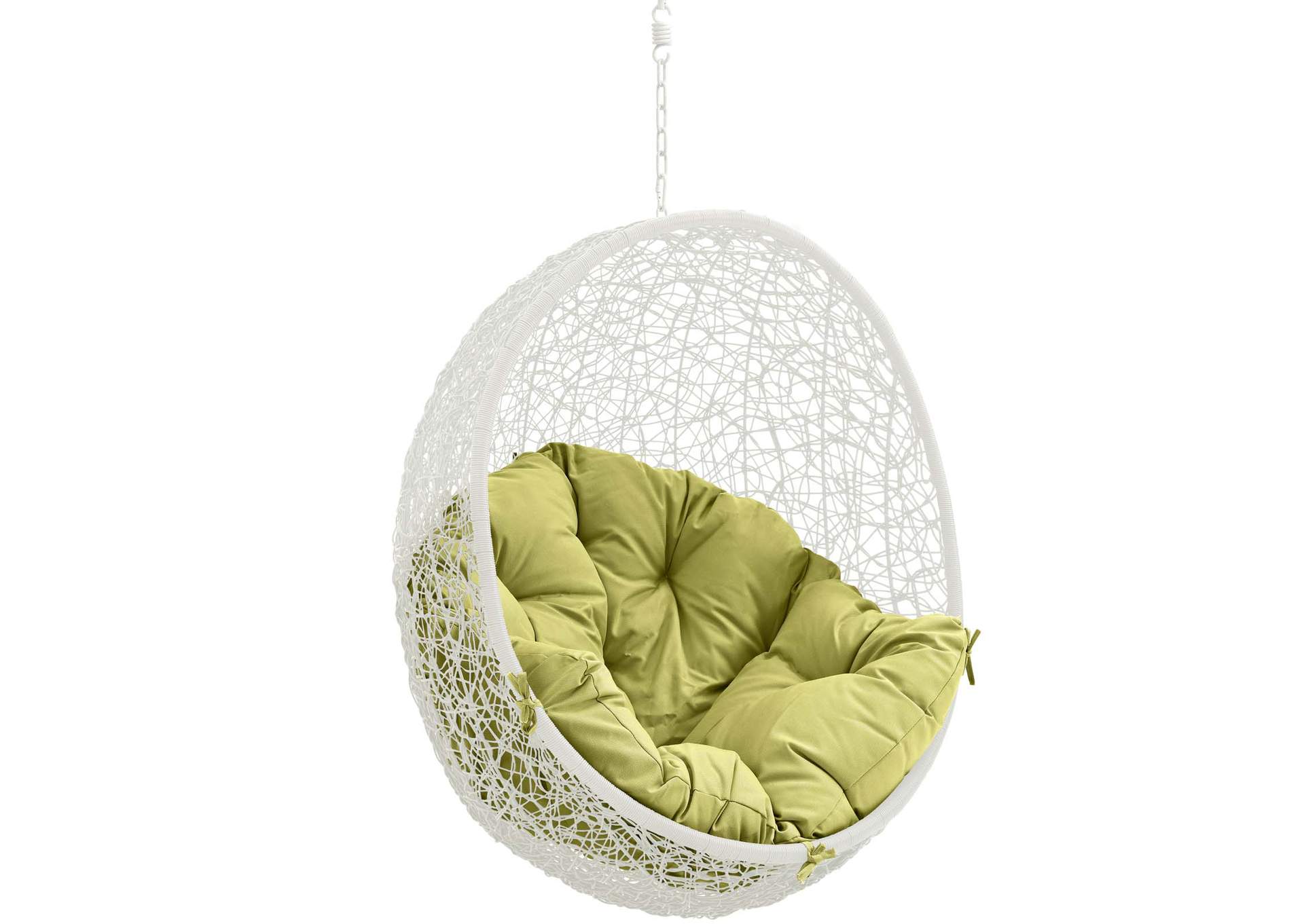 White Peridot Hide Outdoor Patio Swing Chair Without Stand,Modway