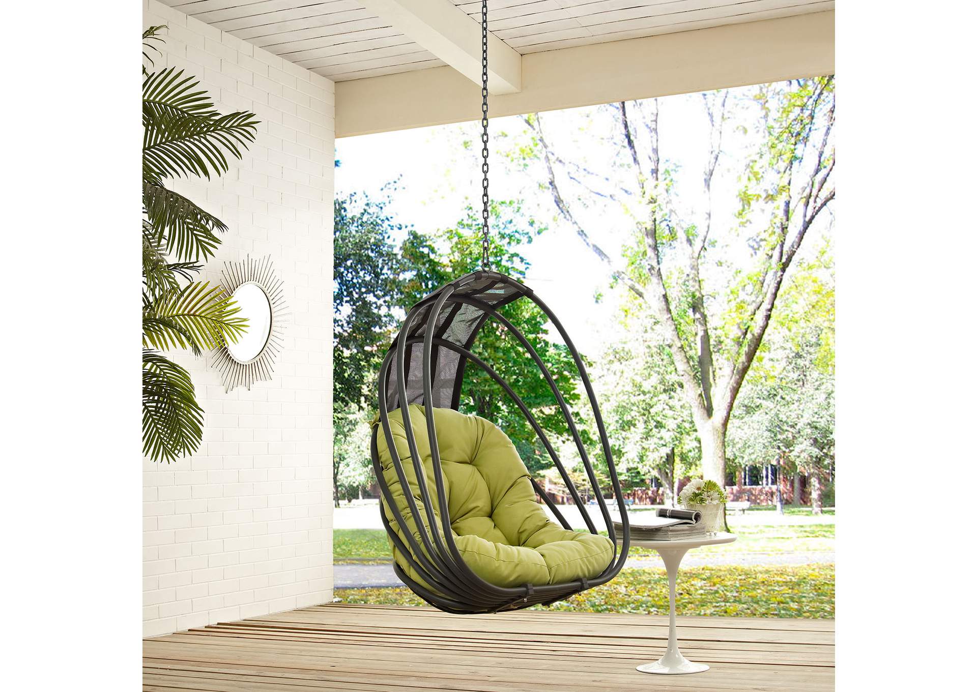 Peridot Whisk Outdoor Patio Swing Chair Without Stand,Modway