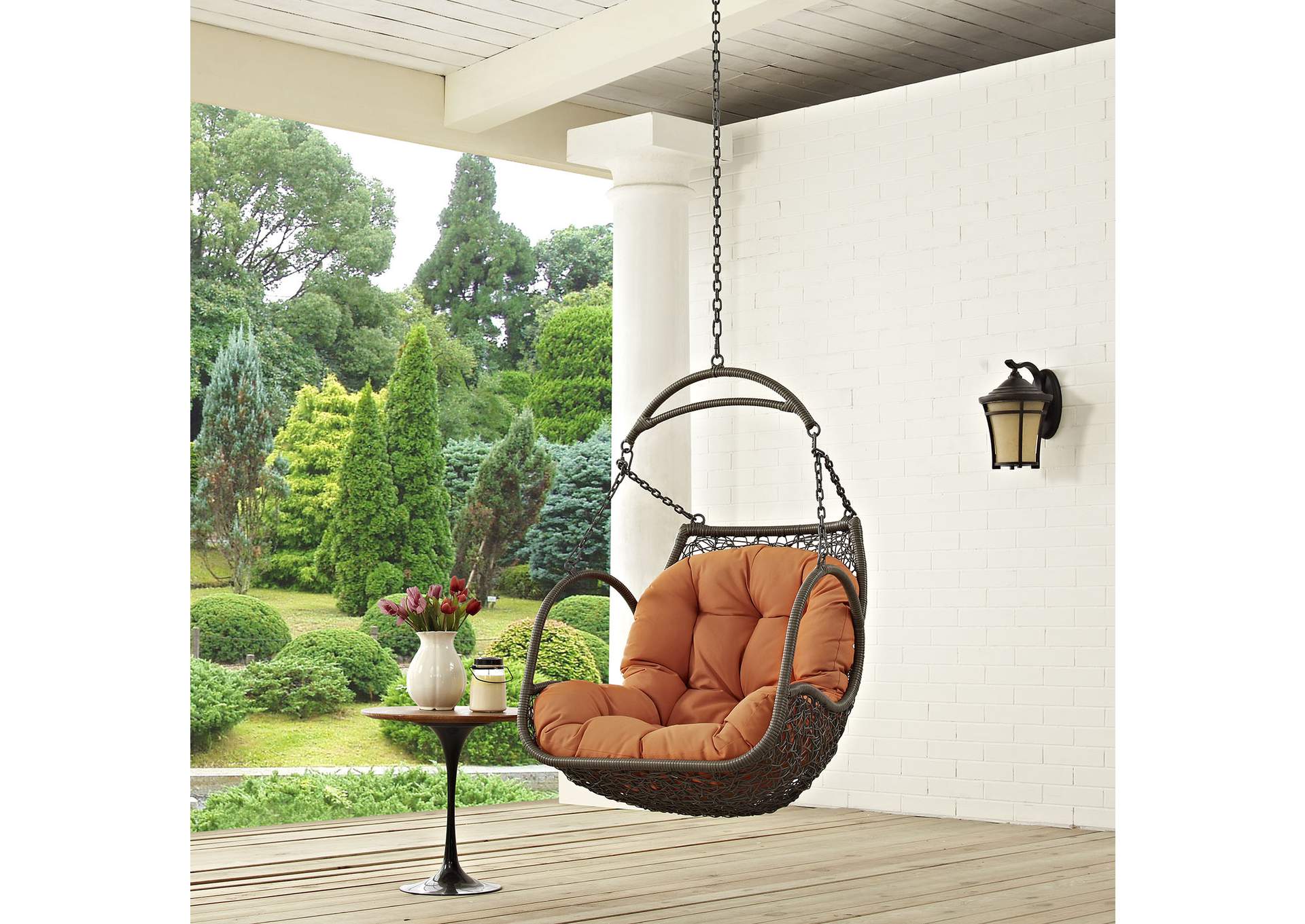 Orange Arbor Outdoor Patio Swing Chair Without Stand,Modway