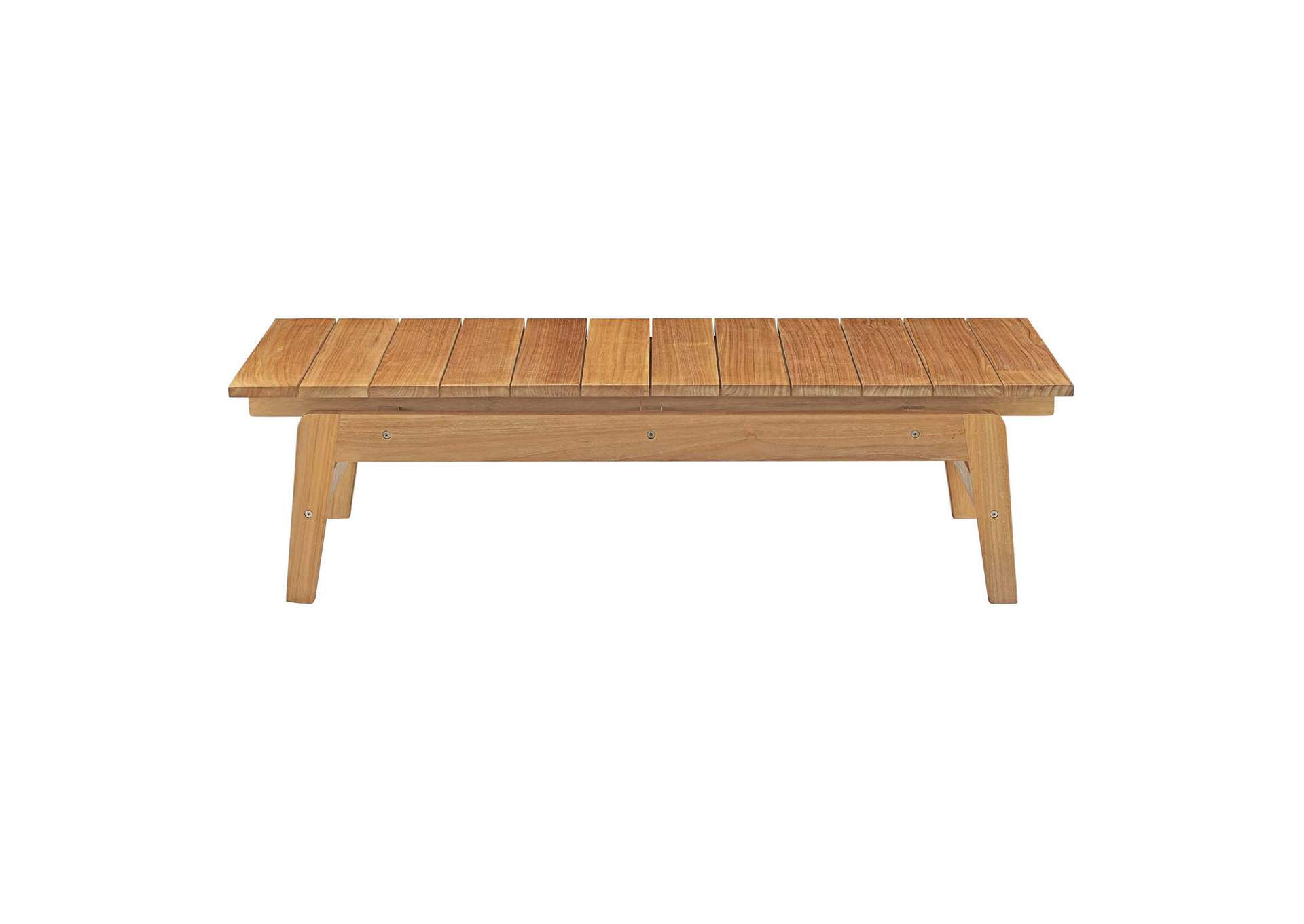 Natural Bayport Outdoor Patio Teak Coffee Table,Modway