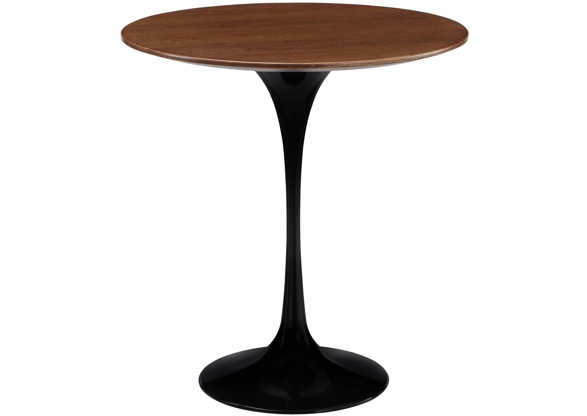 Black Lippa 20" Wood Side Table,Modway
